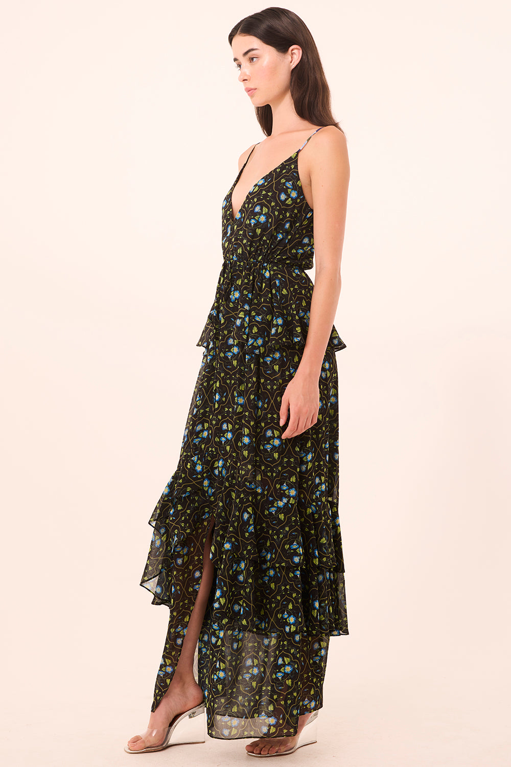 Linda Dress - Morning Glory Lattice-MISA-Happy on Main