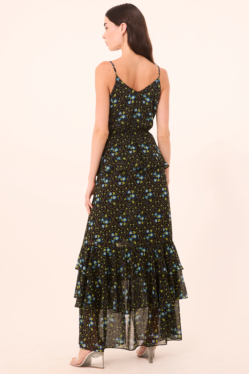 Linda Dress - Morning Glory Lattice-MISA-Happy on Main