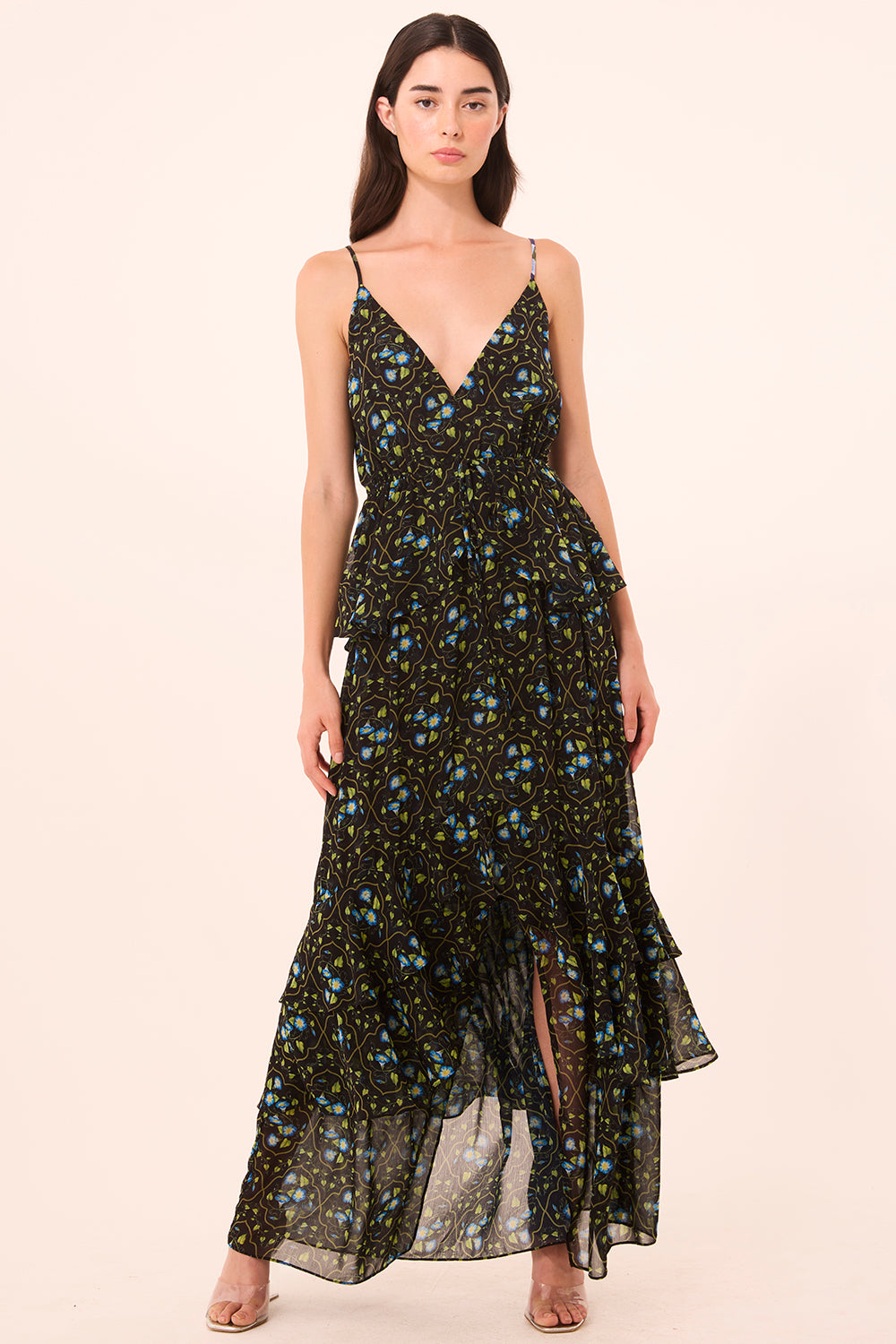 Linda Dress - Morning Glory Lattice-MISA-Happy on Main