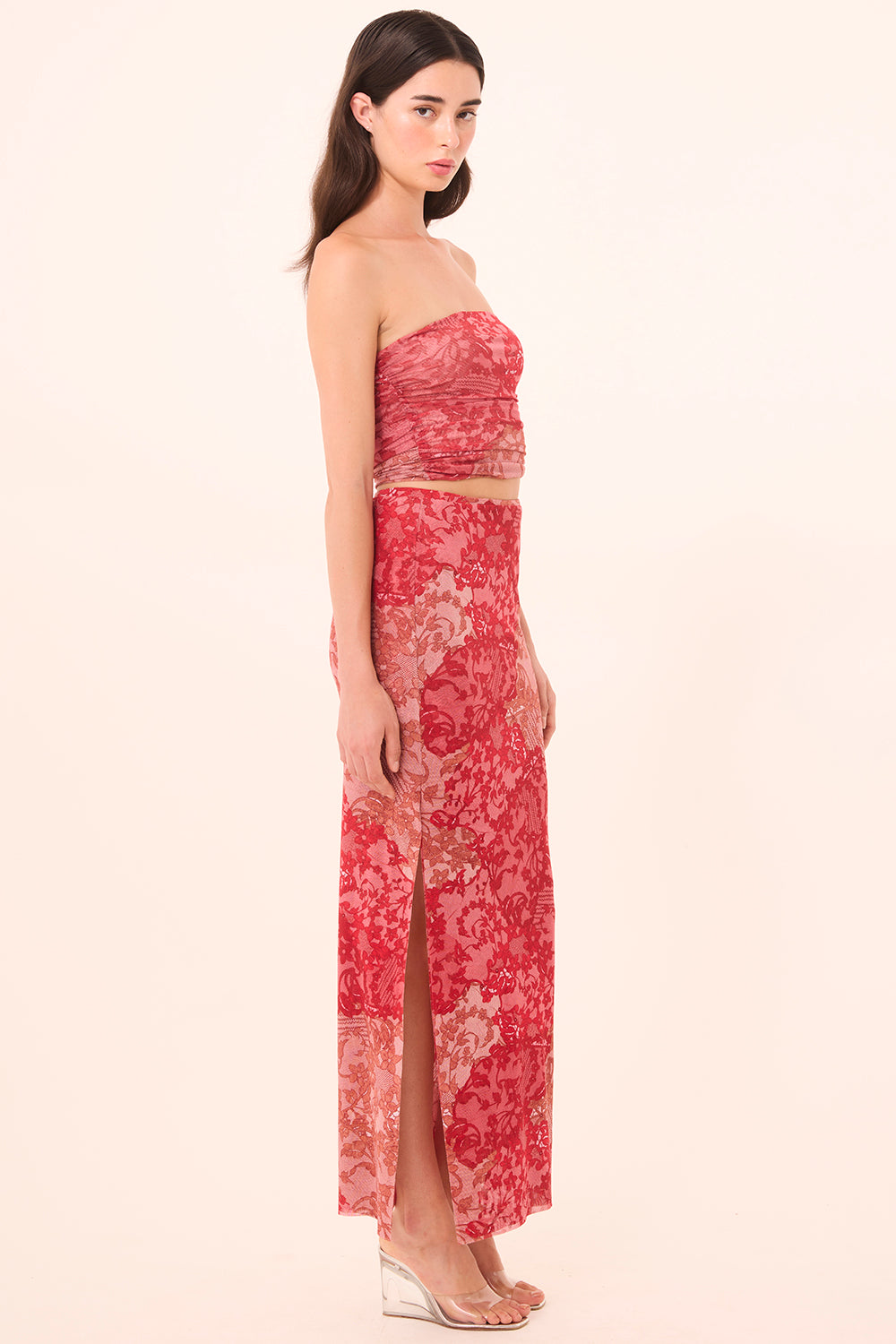 Alaya Skirt - Patchwork Lace-MISA-Happy on Main