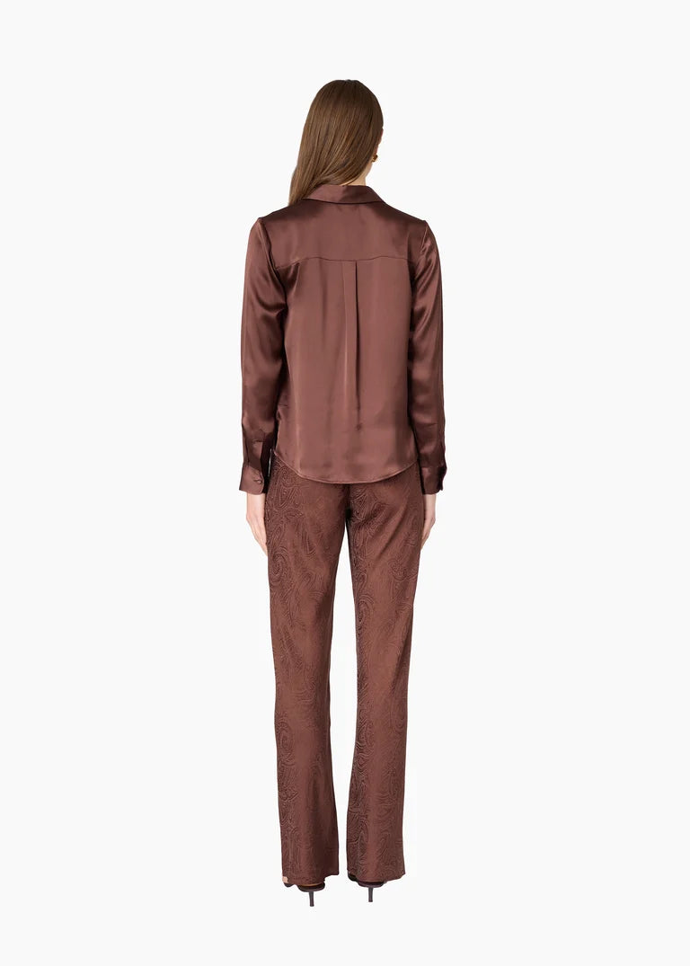 Crosby Blouse - Chocolate-Cami NYC-Happy on Main