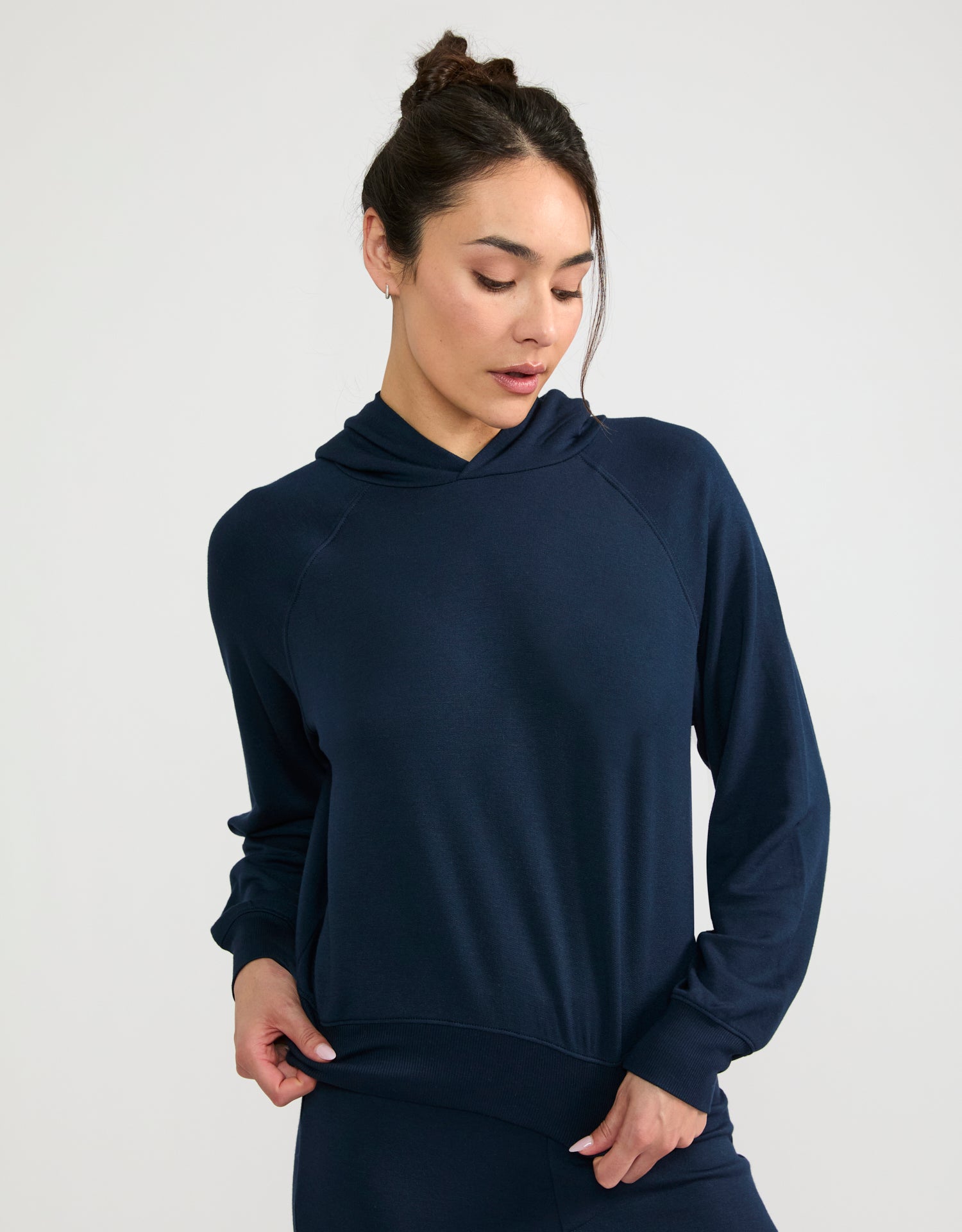 Chelsea Hoodie - Navy-Maison Wheat-Happy on Main