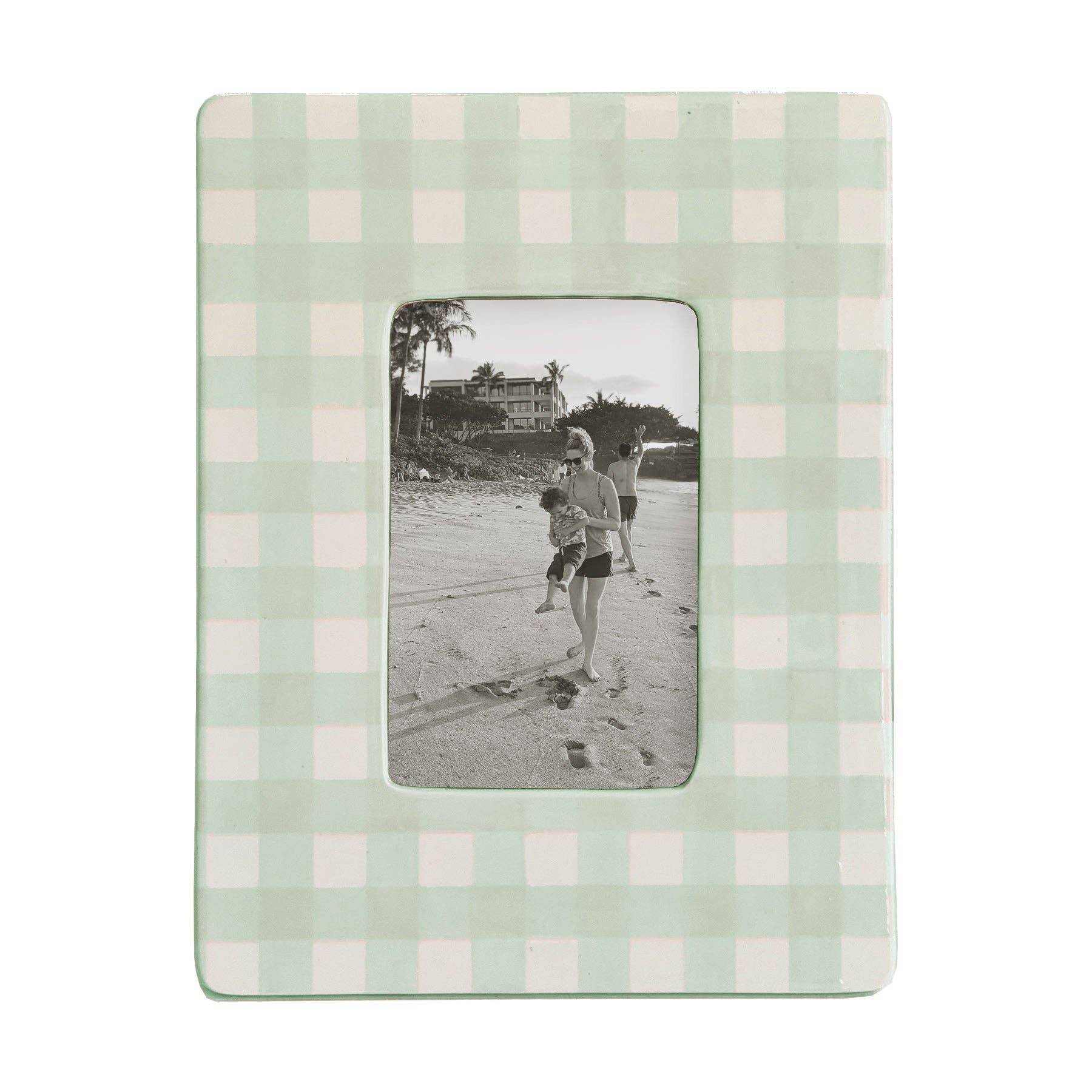 Gingham Photo Frame-Home Decor-Happy on Main