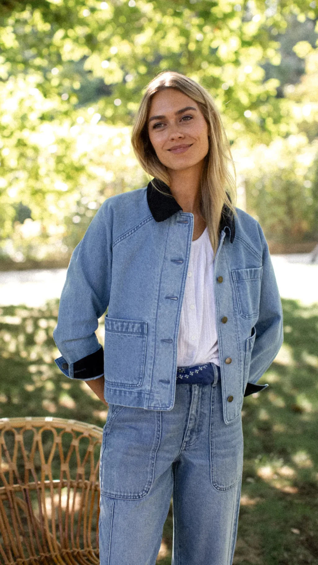 Denim Lee Barn Jacket - Fairfield Wash-Marea-Happy on Main