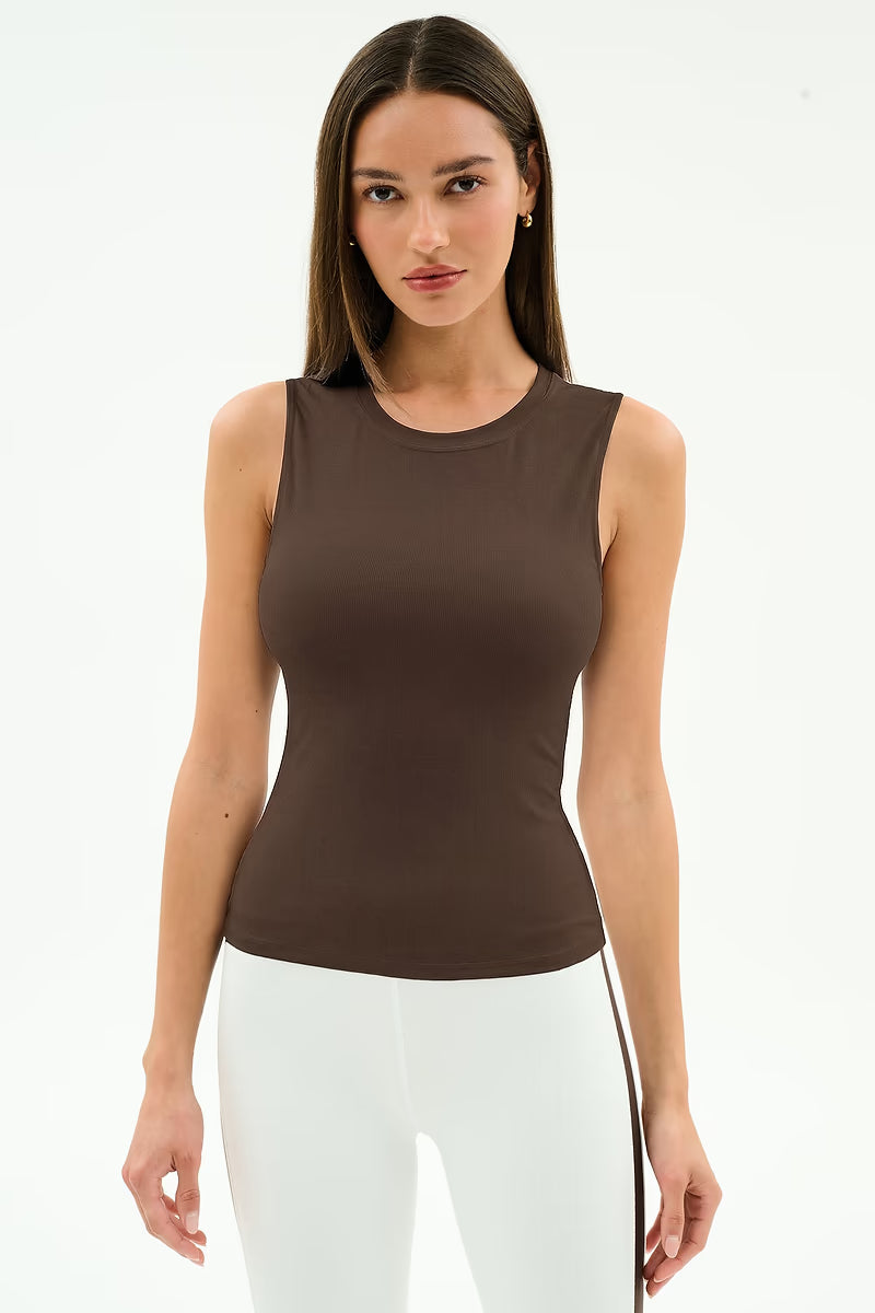 Carter Airweight Lite Tank - Dark Chocolate-Splits59-Happy on Main