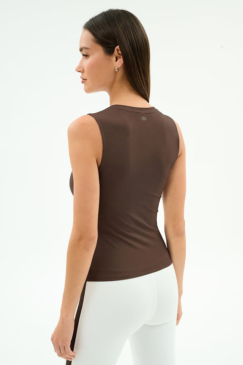 Carter Airweight Lite Tank - Dark Chocolate-Splits59-Happy on Main