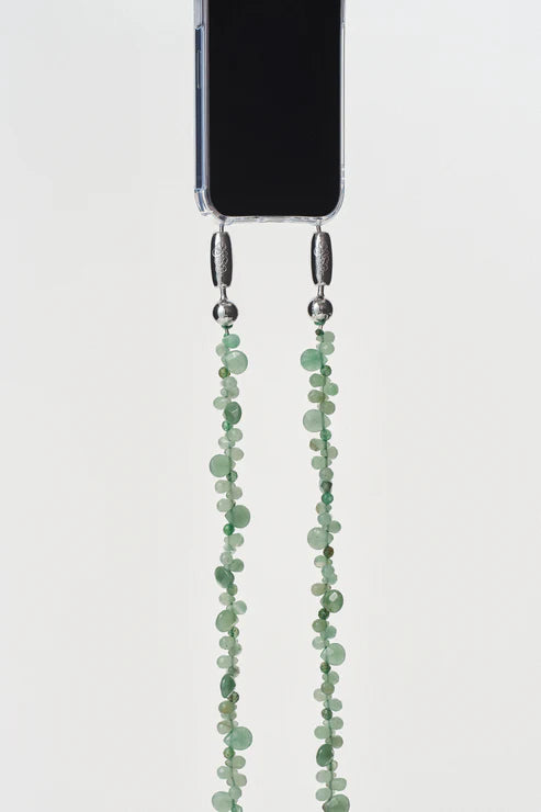 Faceted Gemstone Crossbody - Aventurine-Ossa-Happy on Main
