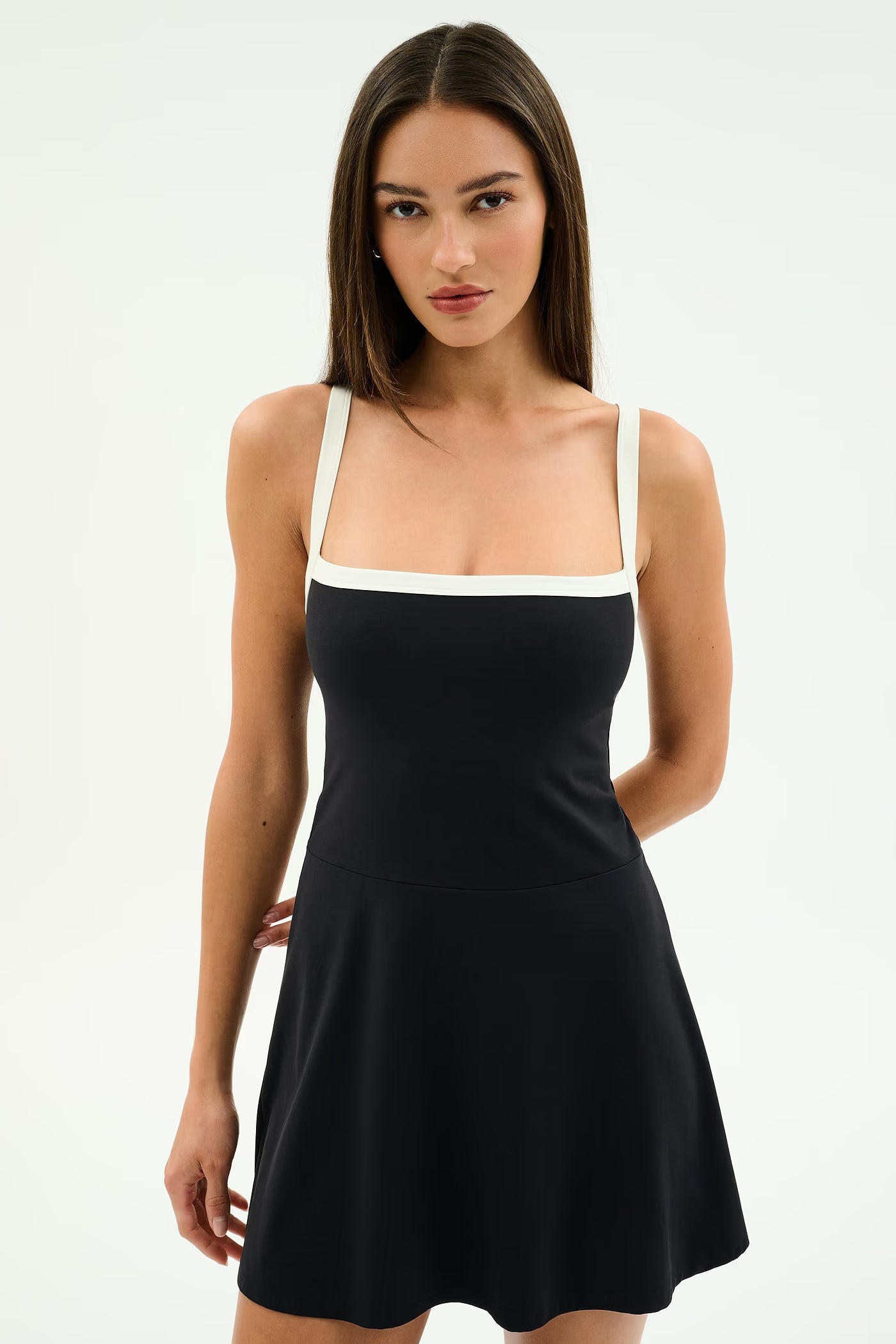 Monah Rigor Dress - Black/White-Splits59-Happy on Main