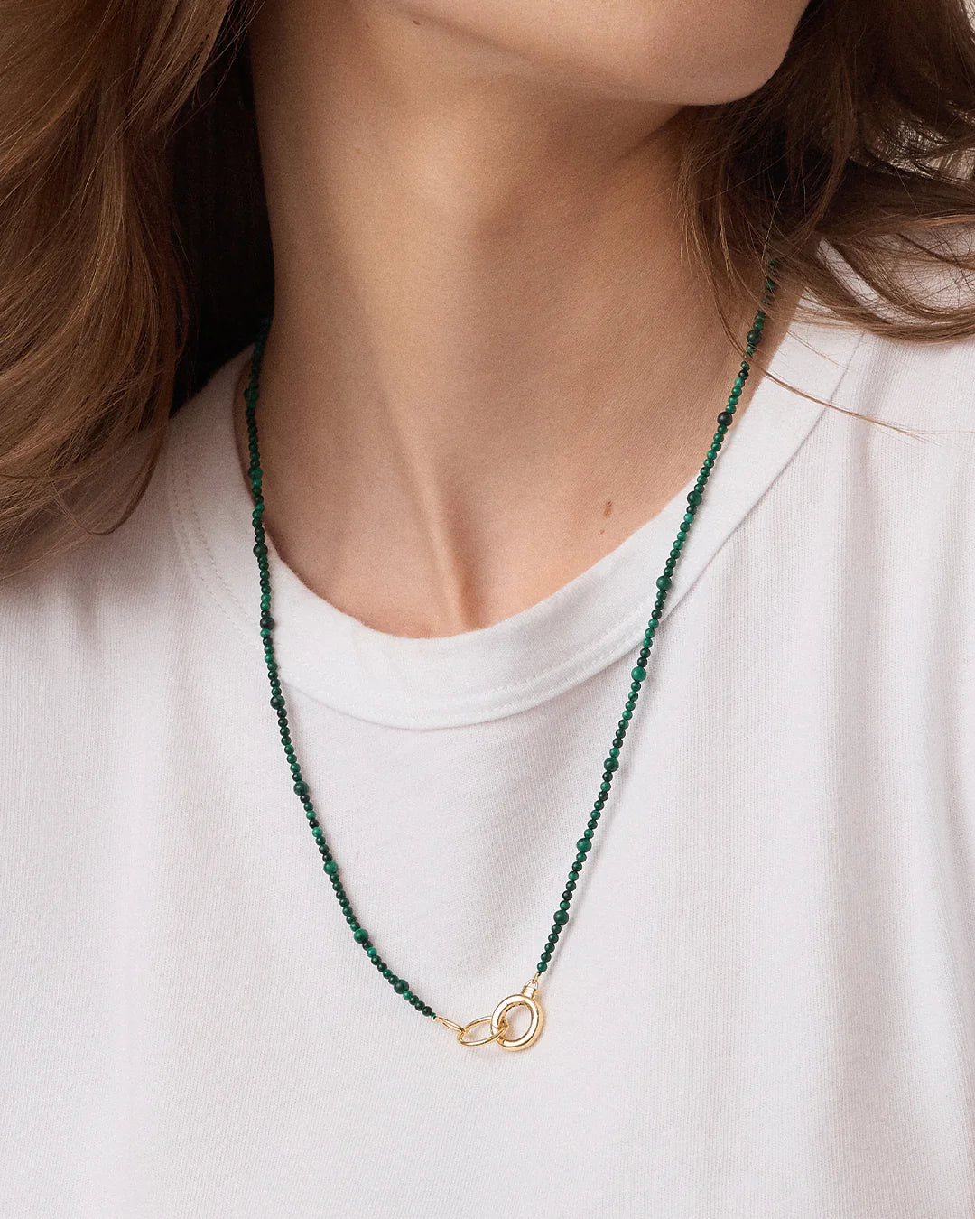 Power Gemstone Long Beaded Necklace-Gorjana-Happy on Main