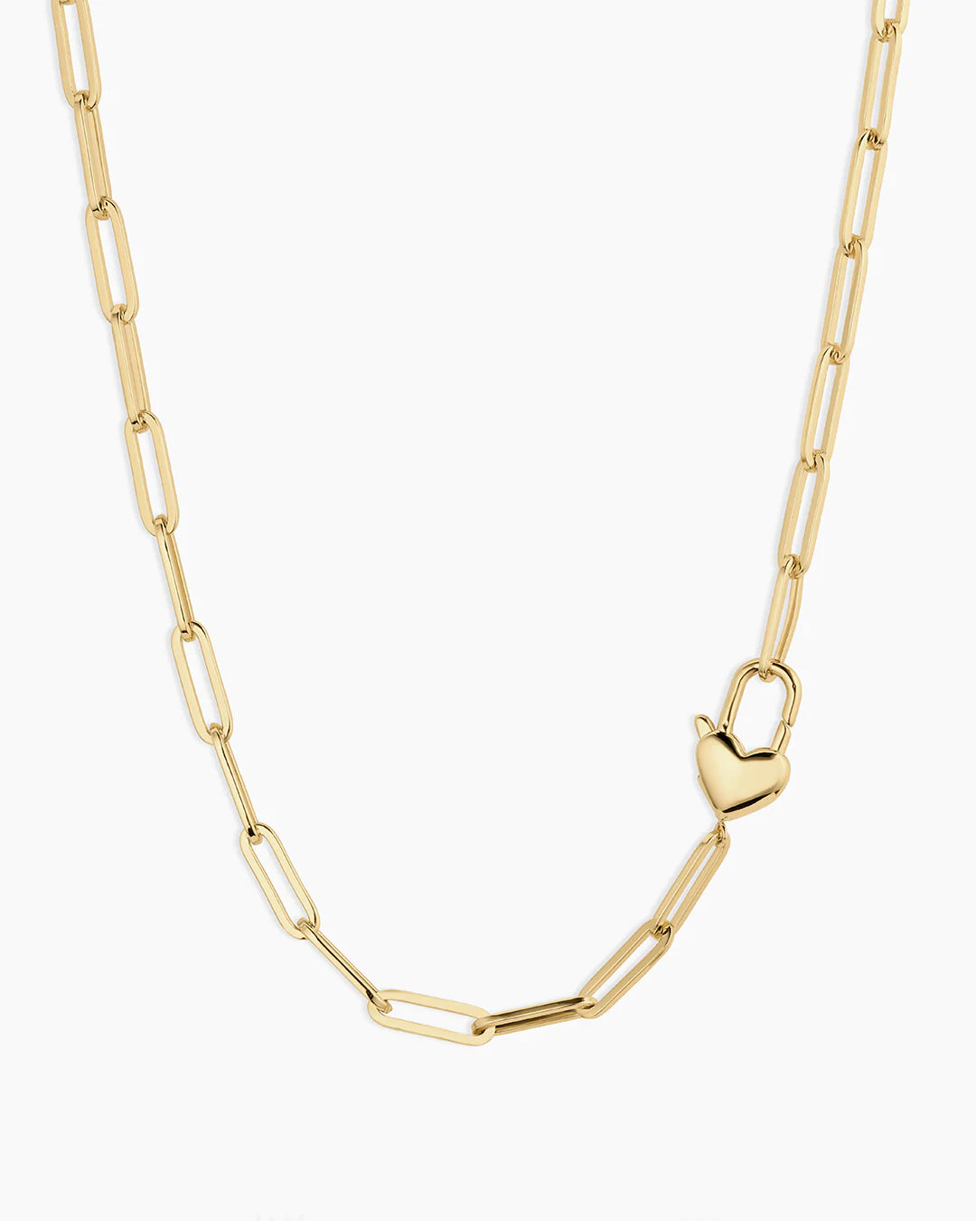 Heart Padlock Necklace-Gorjana-Happy on Main