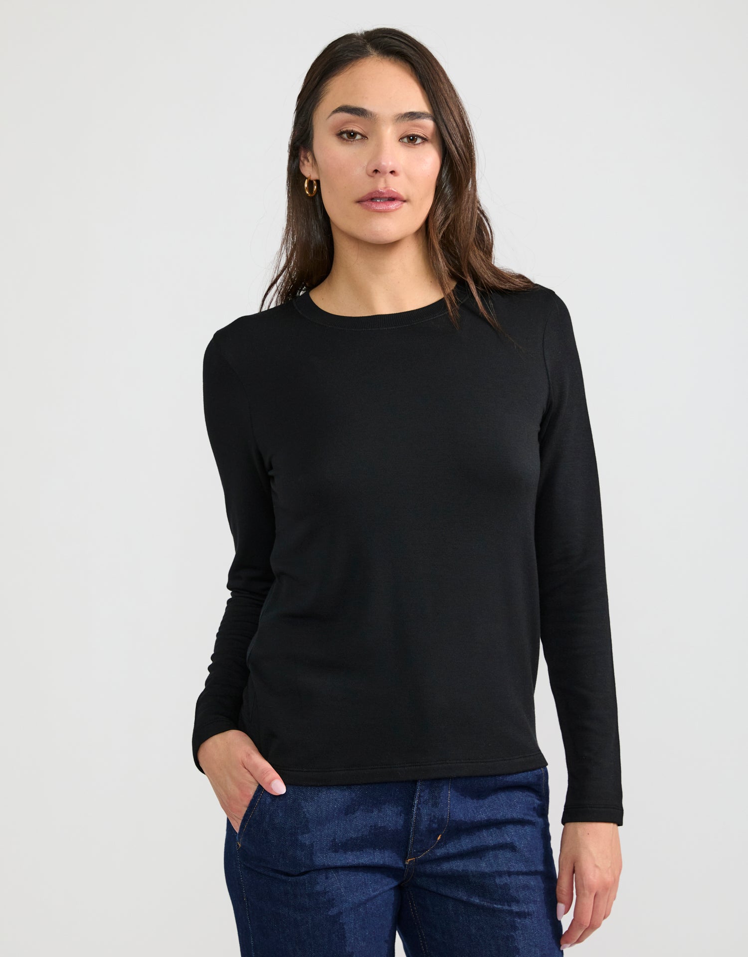 Cannes Longsleeve - Black-Maison Wheat-Happy on Main