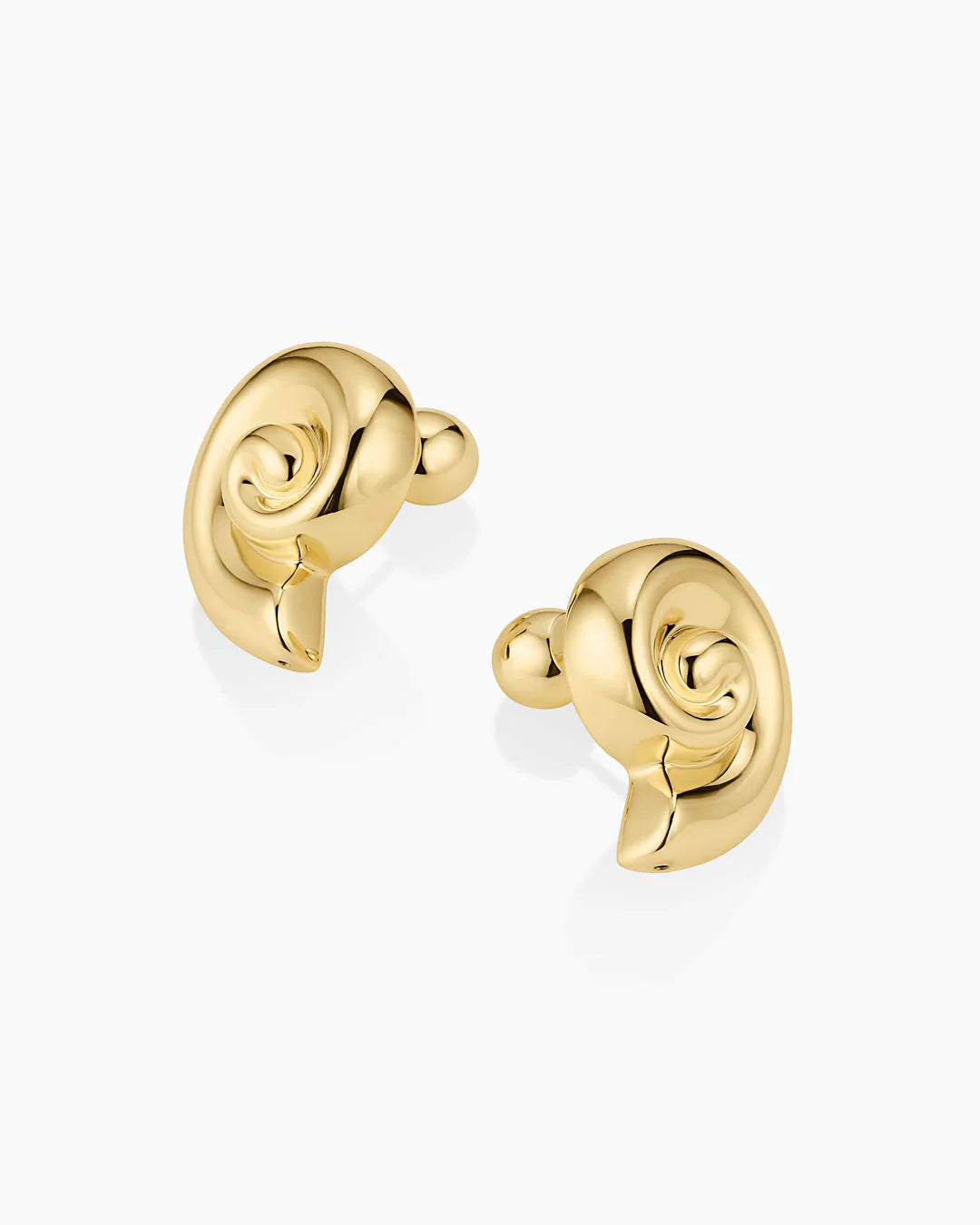 Nautilus Statement Earrings - Gold-Gorjana-Happy on Main