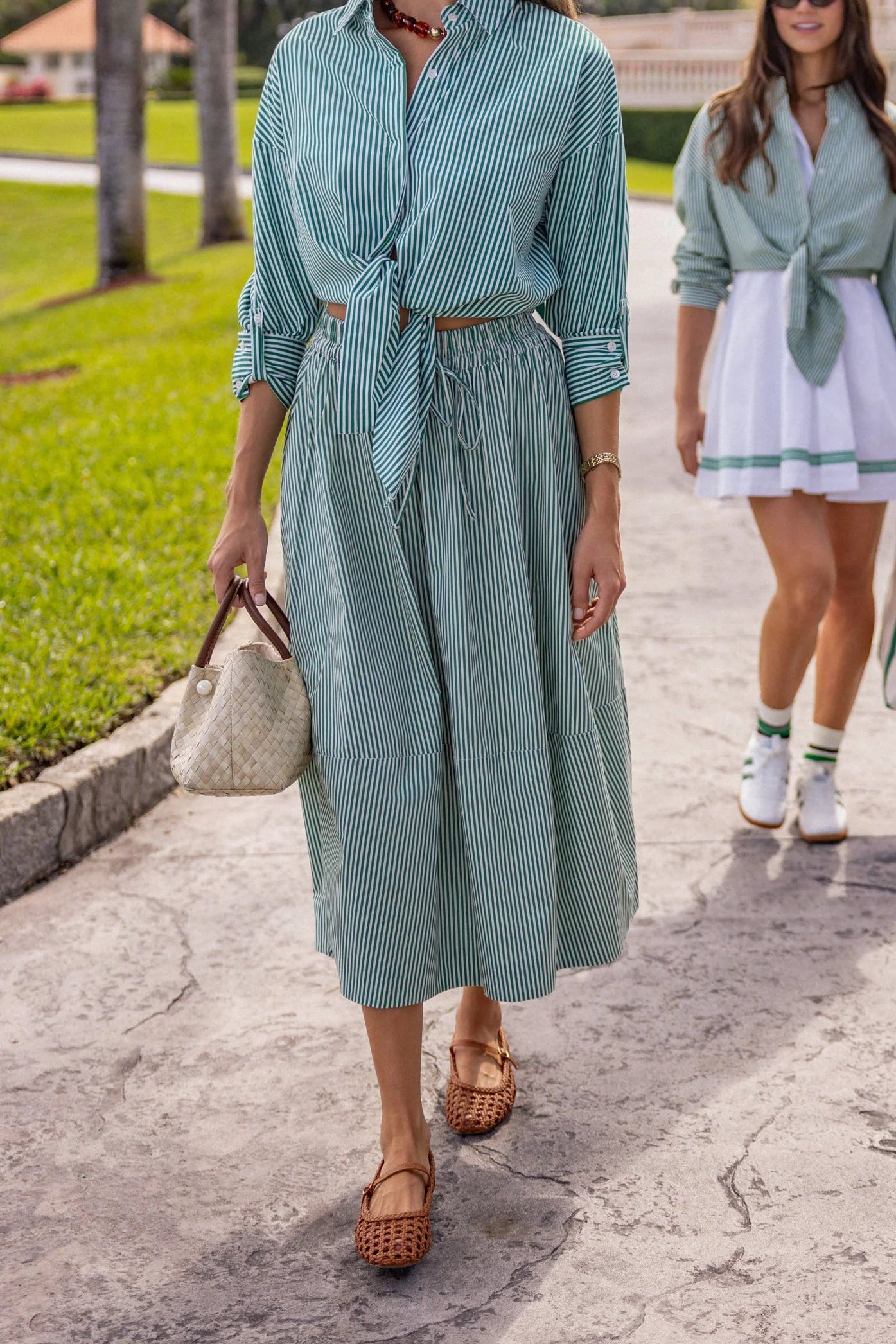 Colette Skirt - Masters Stripe-Ivy Coast-Happy on Main