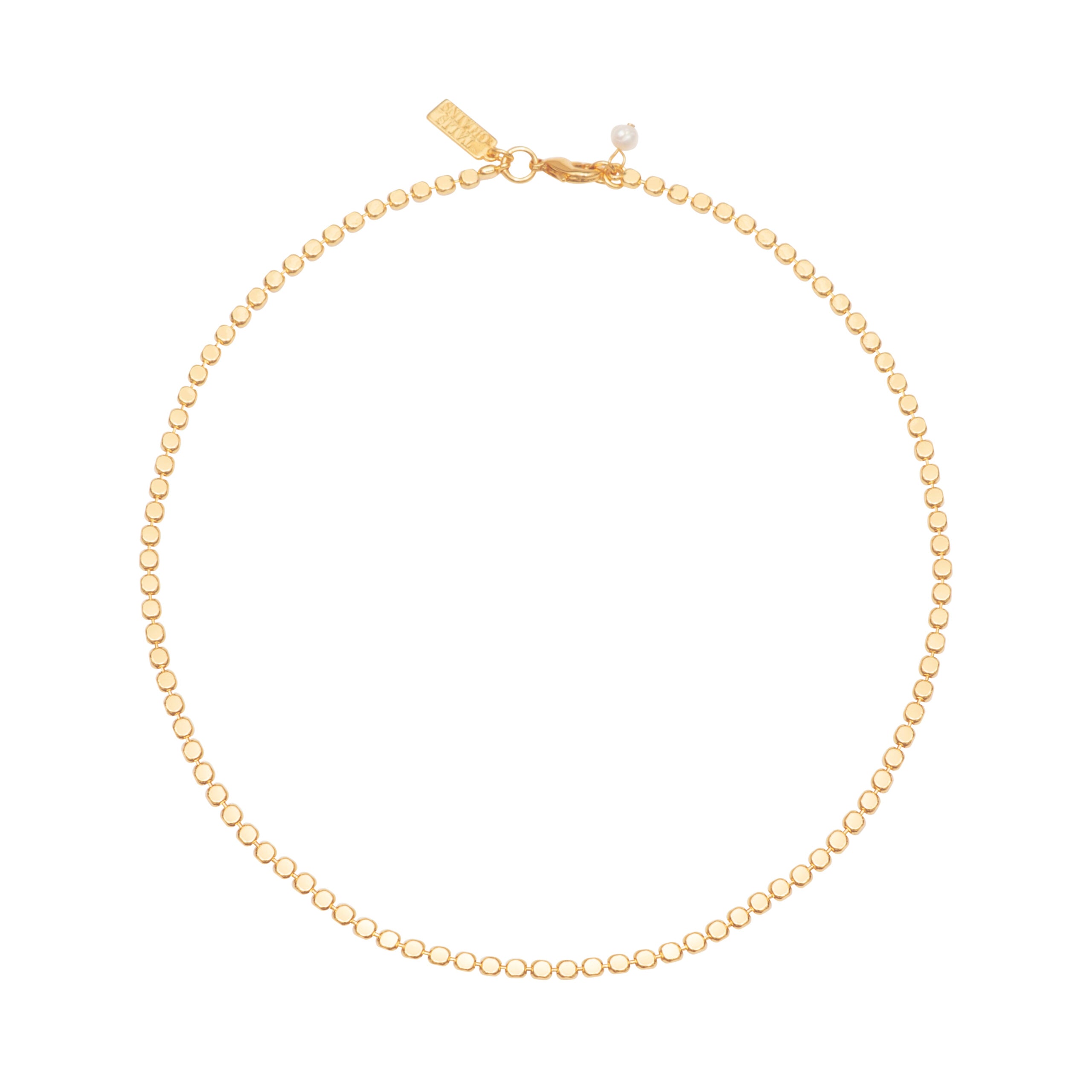 Dot Chain Choker - Gold-Fine Jewelry-Happy on Main