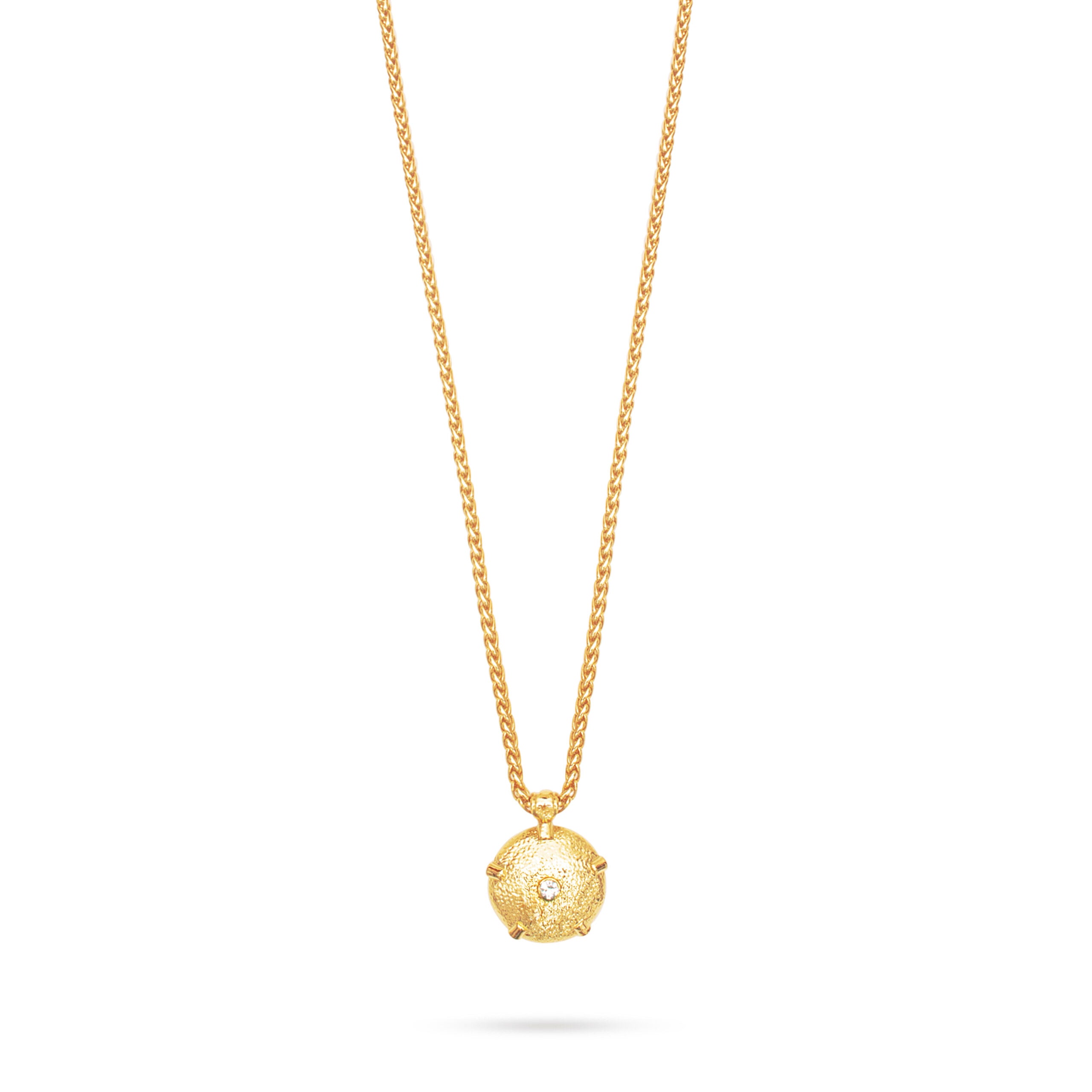 Vintage Pendant Necklace - CZ-Fine Jewelry-Happy on Main