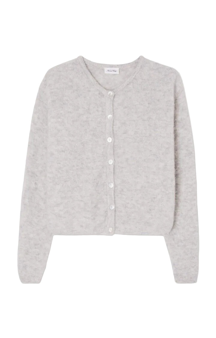 Vito Cardigan - Gris Clair Chine-American Vintage-Happy on Main