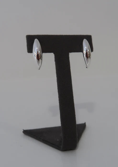 Curved Studs - Silver-Fine Jewelry-Happy on Main