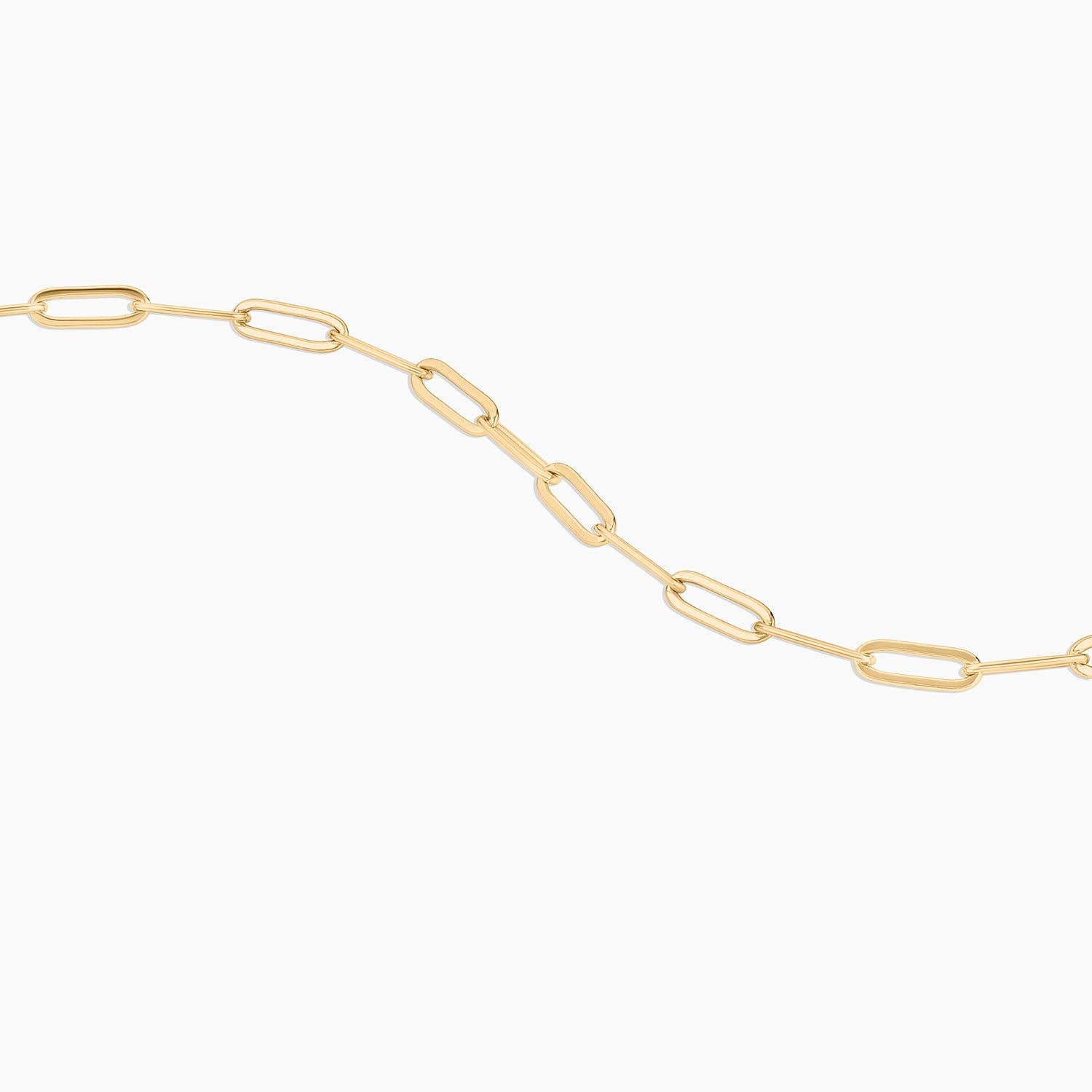 Malene Mother Of Pearl Paperclip Necklace-Everyday Jewelry-Happy on Main
