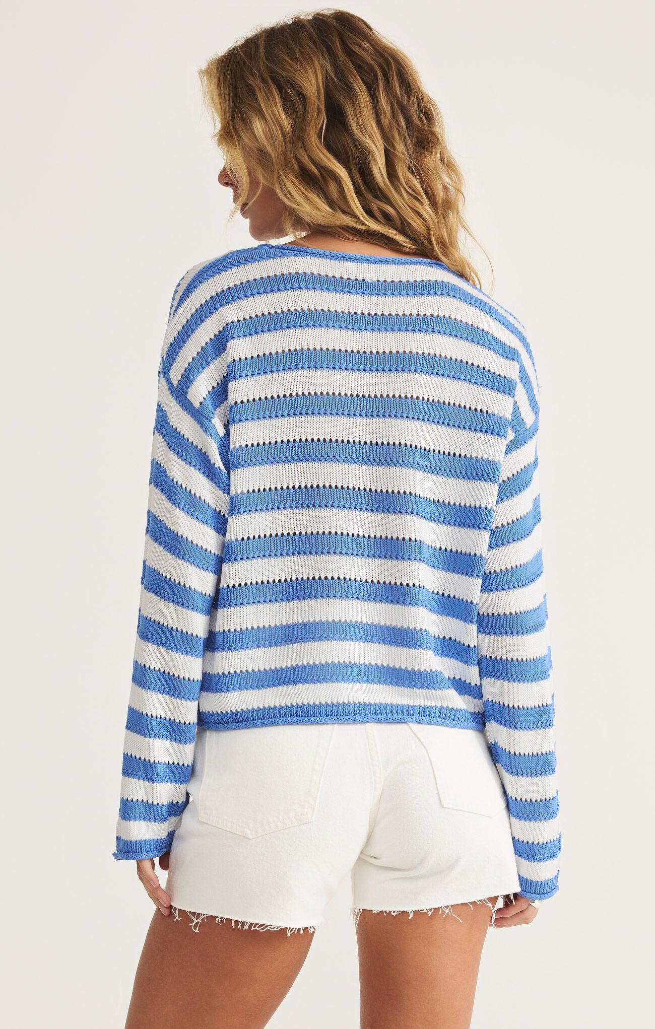 Prado Stripe Sweater-Core Sweaters-Happy on Main
