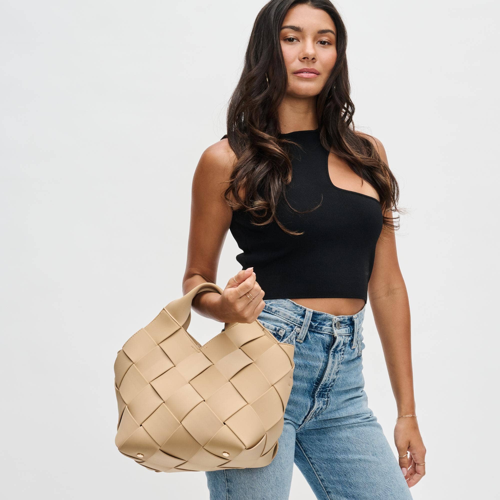Resilience - Woven Neoprene Tote-Handbags-Happy on Main
