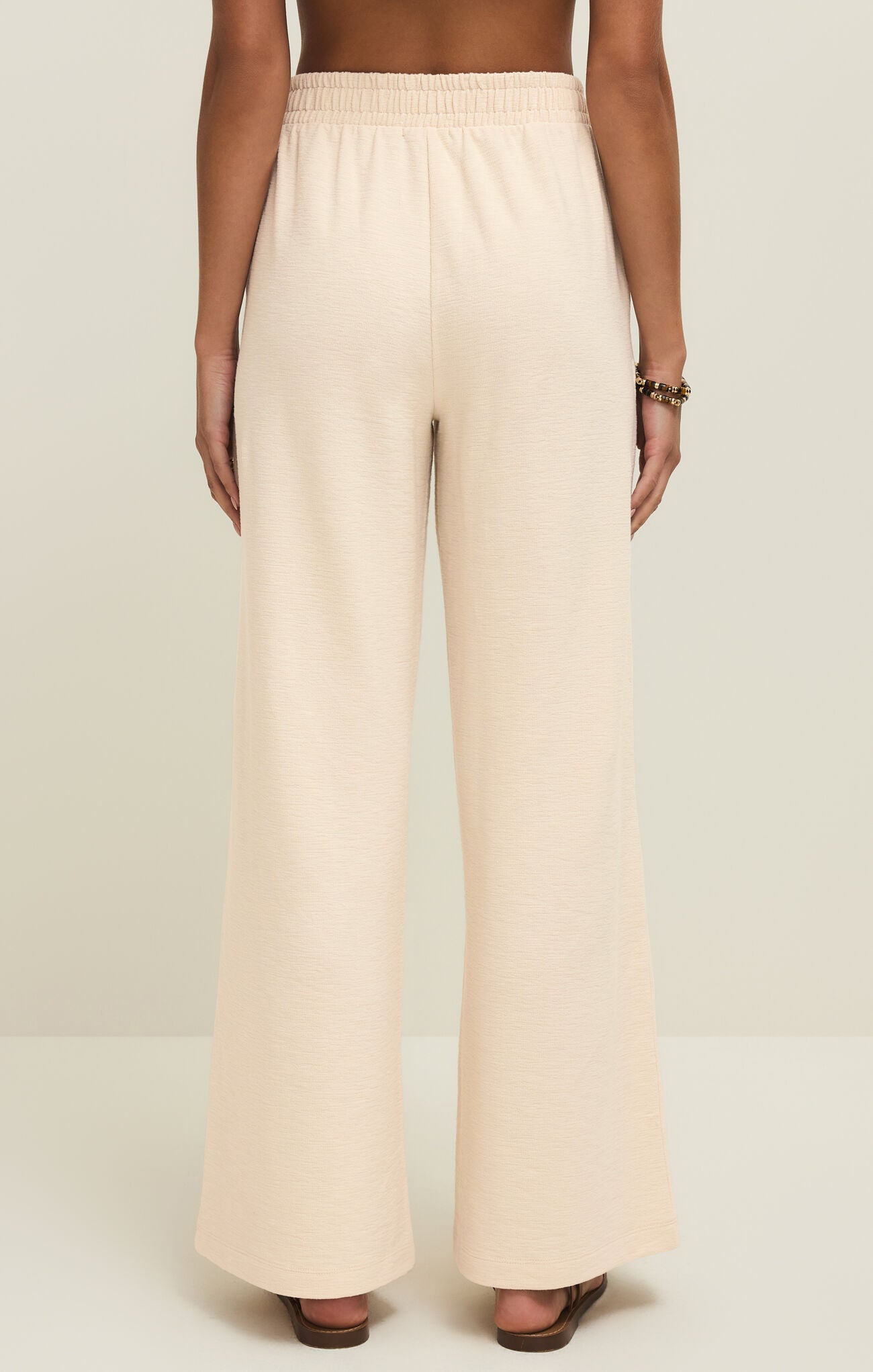 Andre Wide Leg Pant - Whisper White-Z Supply-Happy on Main
