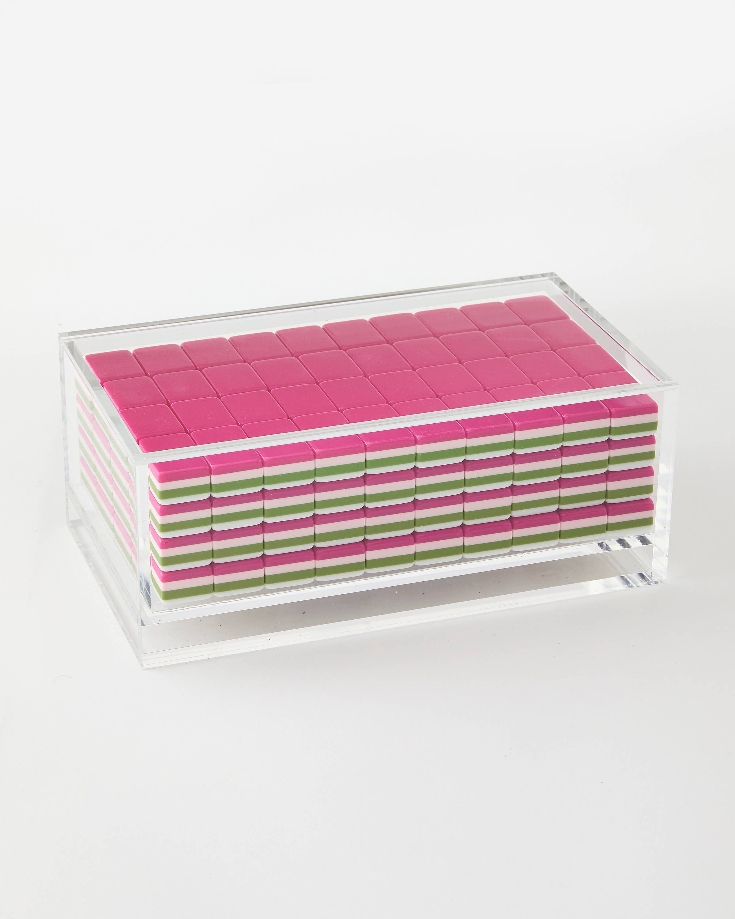 Mahjong Box- Clear lid-Oh My Mahjong-Happy on Main