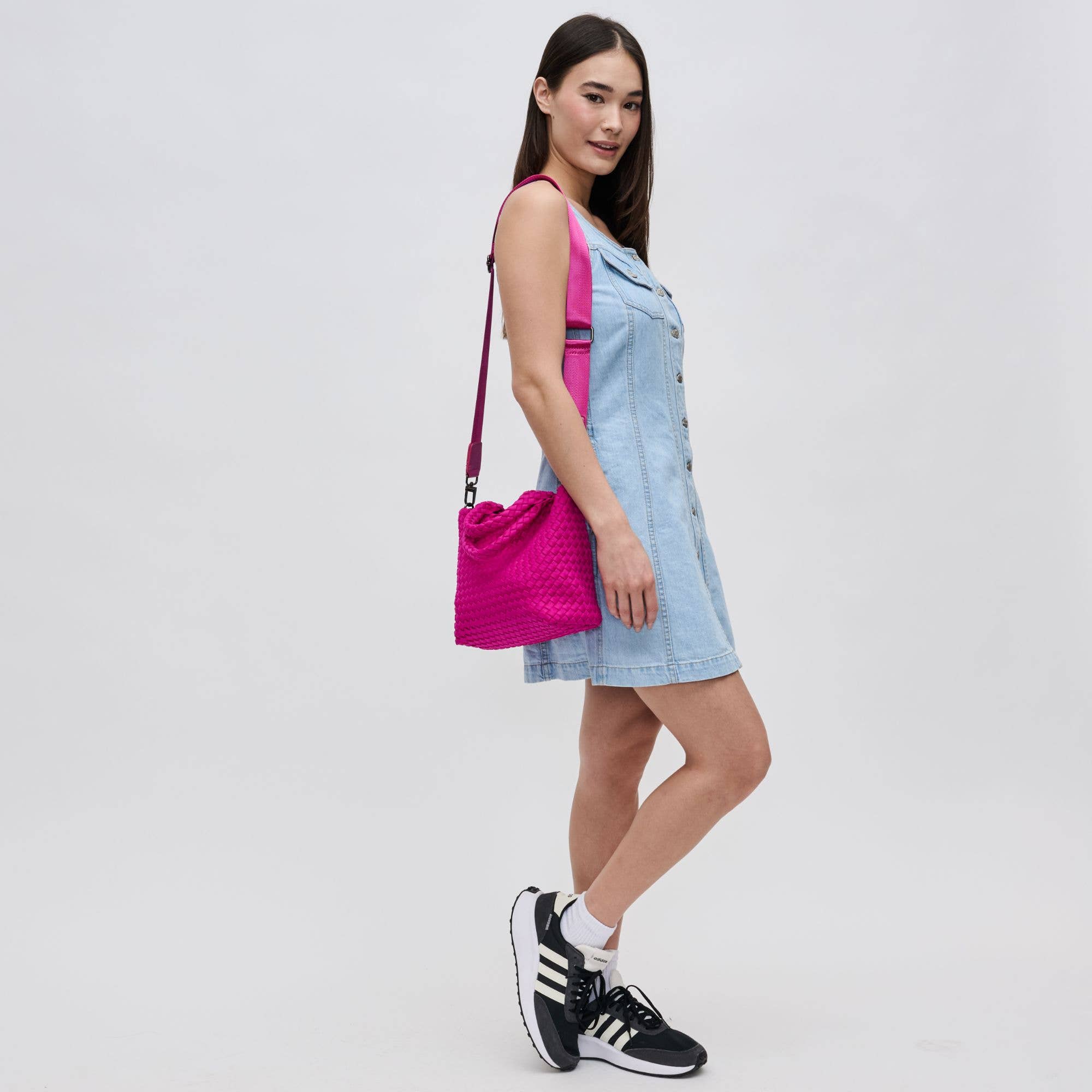 Sky's The Limit - Woven Neoprene Small Crossbody-Handbags-Happy on Main