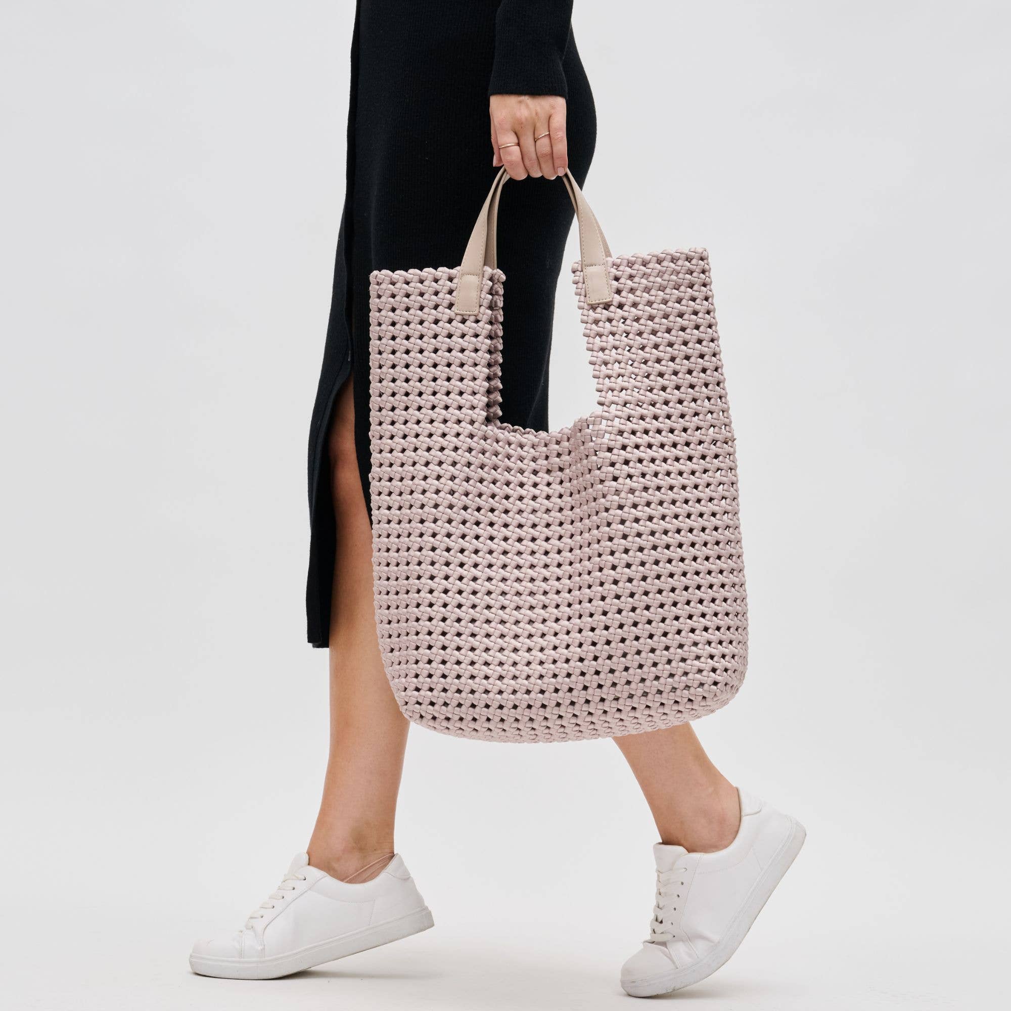 Zenith Zen - Hand Woven Knot Tote-Handbags-Happy on Main