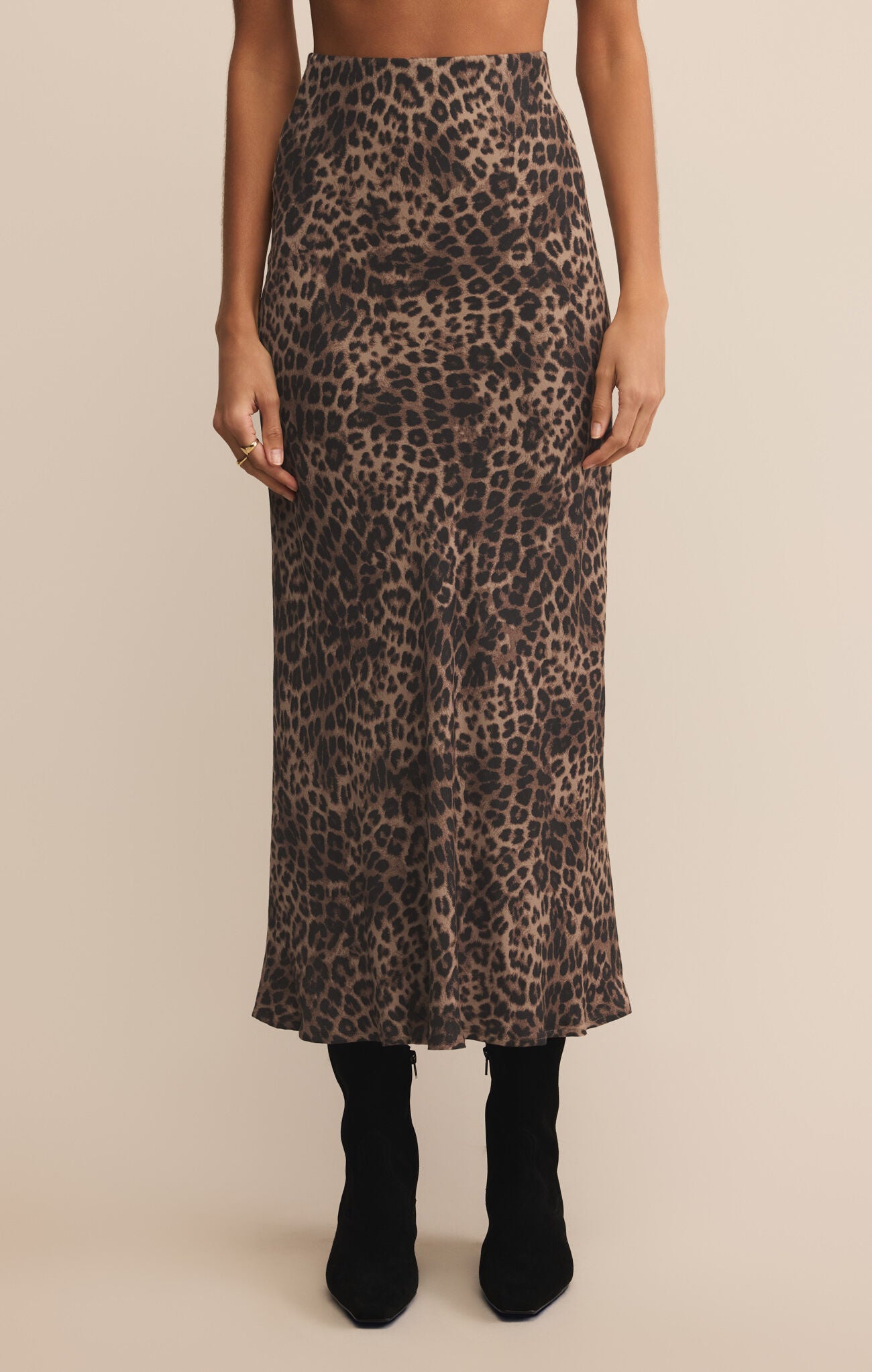 Izabel Leopard Skirt-Skirts-Happy on Main
