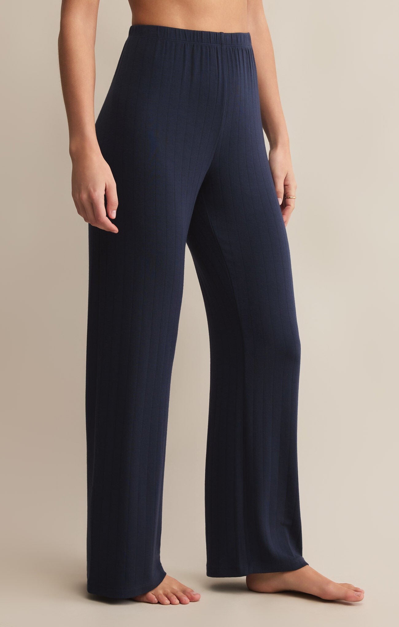 Classique Rib Pant-Pants-Happy on Main