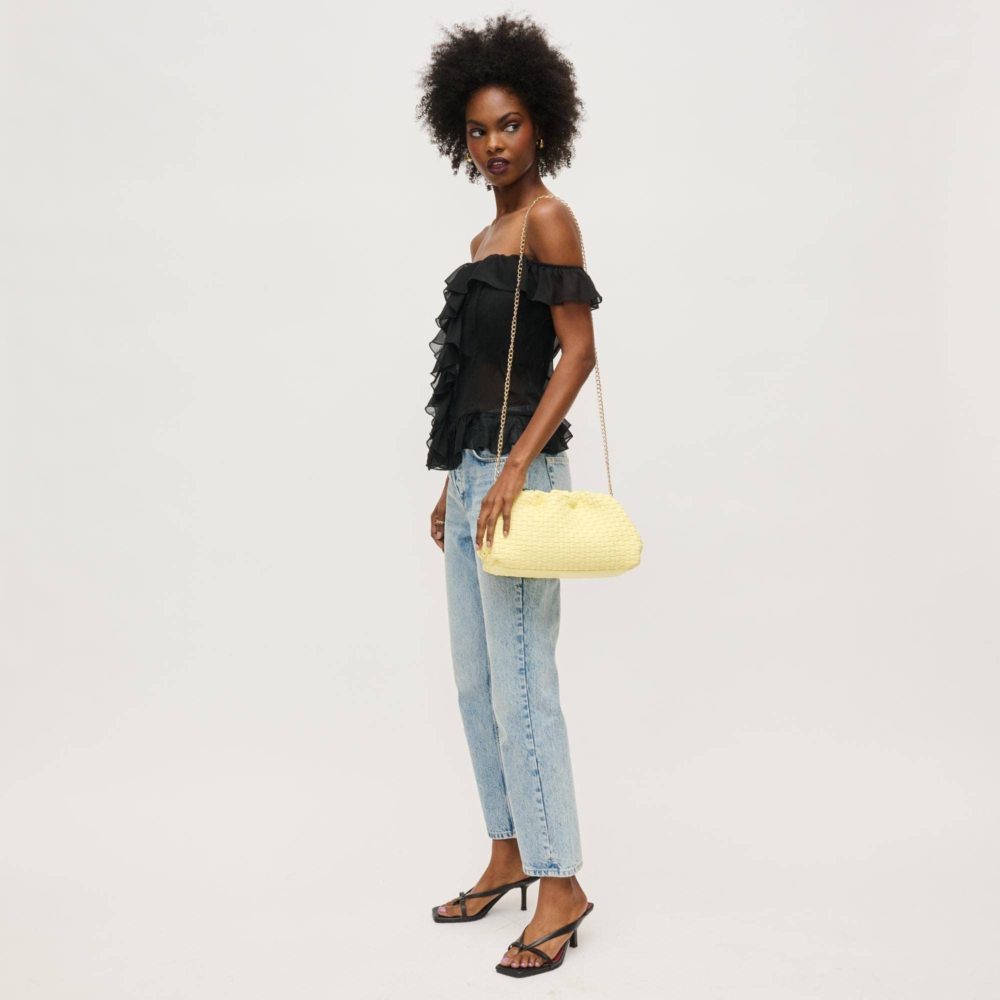 Tate Woven Frame Clutch-Urban Expressions-Happy on Main