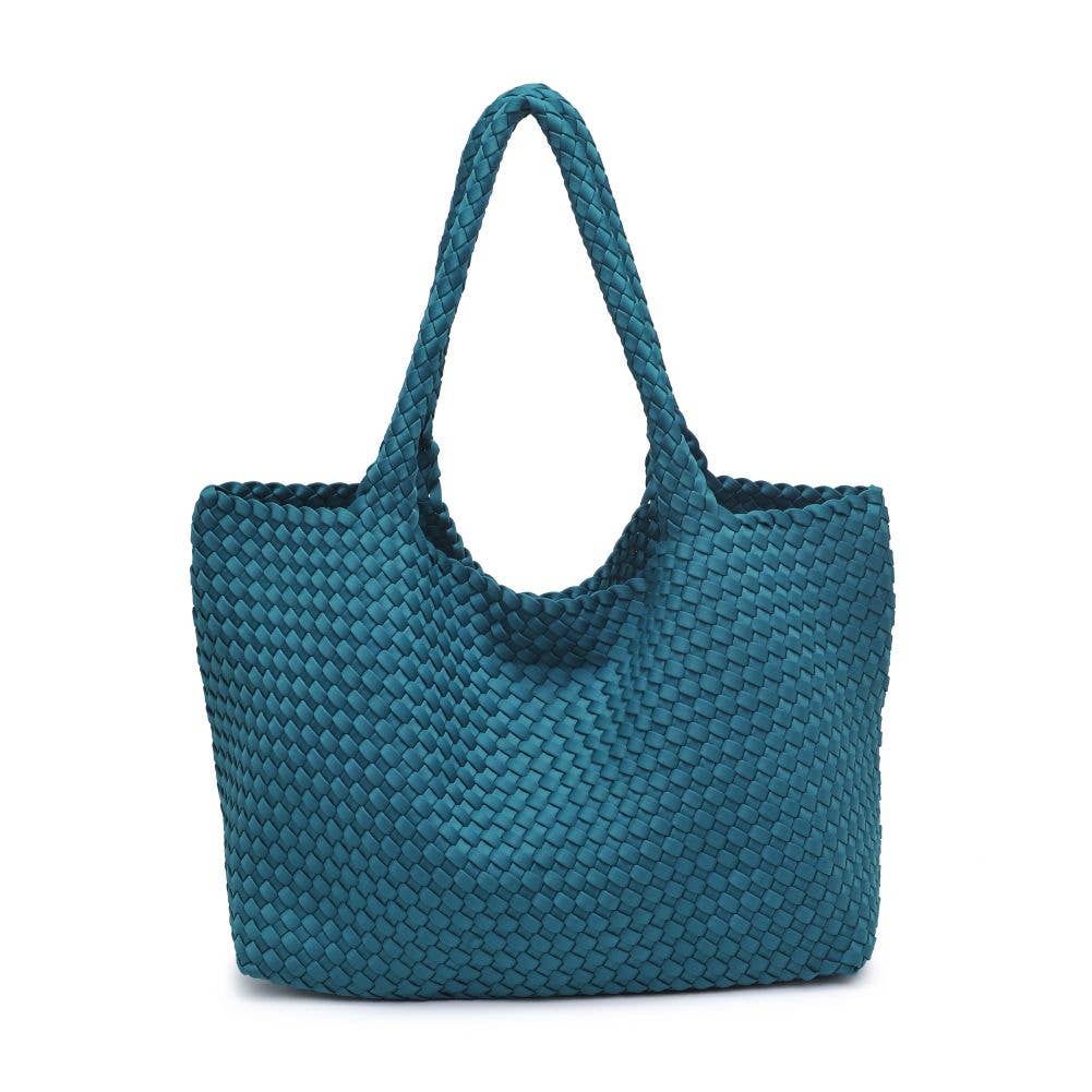 Sky's The Limit - Large Woven Neoprene Tote-Handbags-Happy on Main