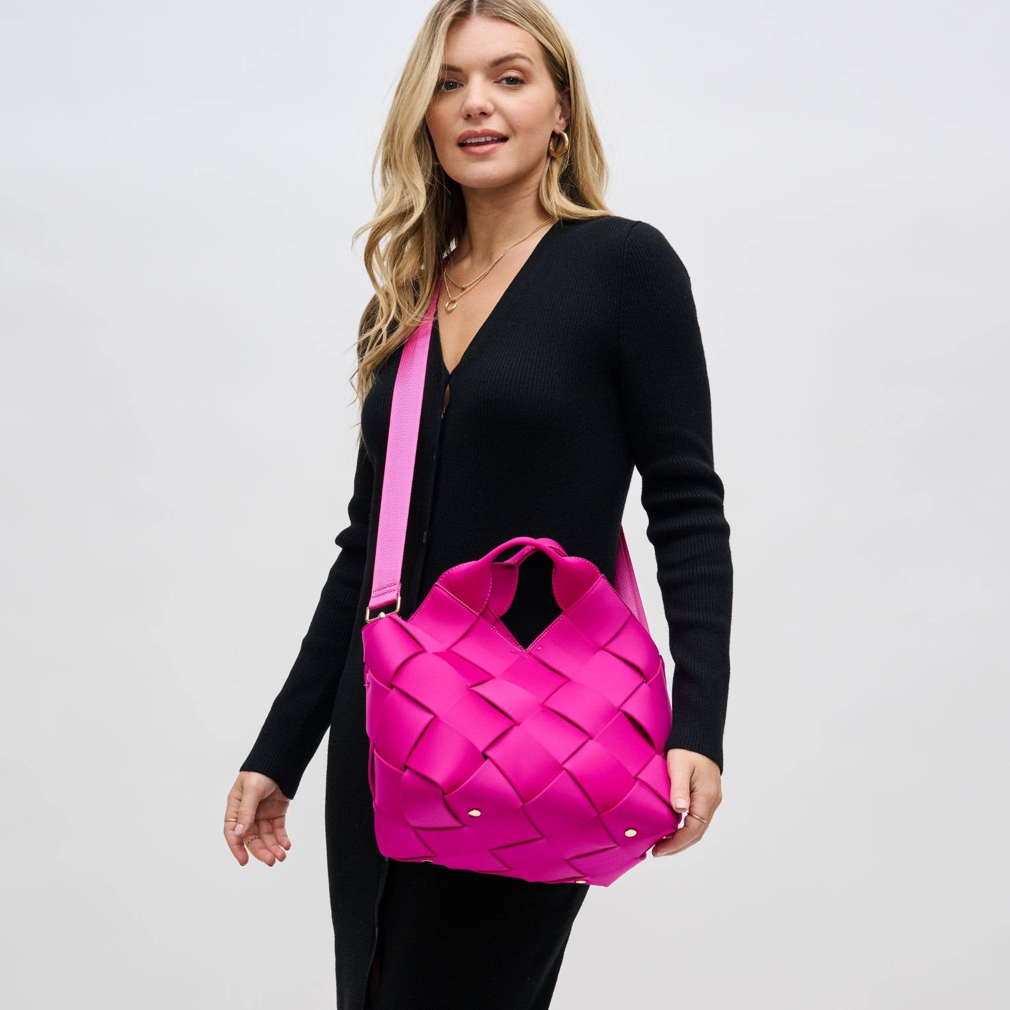 Resilience - Woven Neoprene Tote-Handbags-Happy on Main
