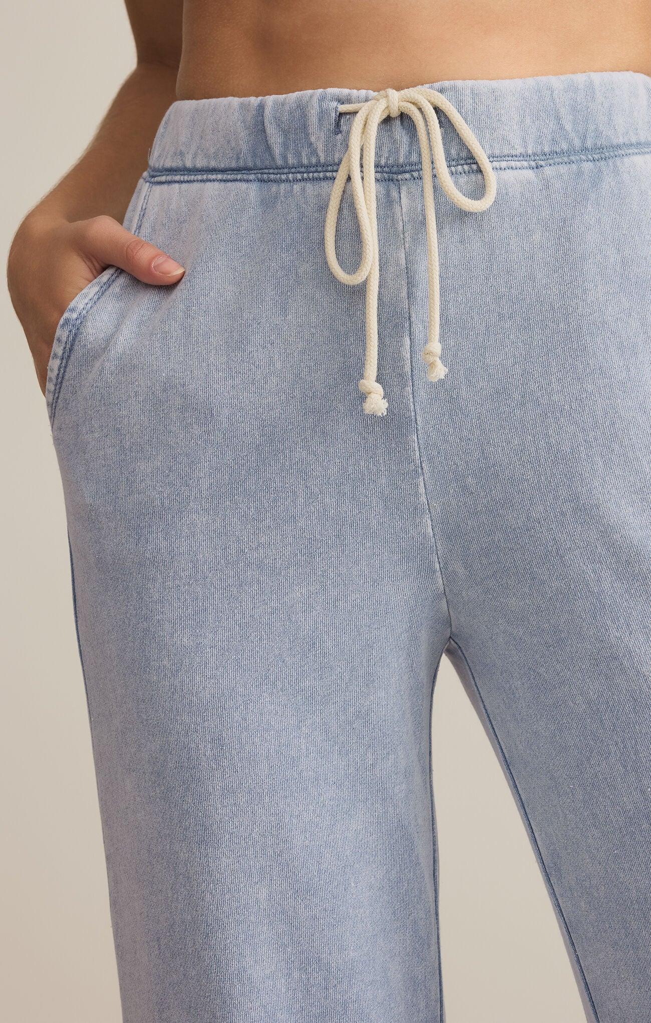 Hunter Knit Denim Pant-Athleisure-Happy on Main
