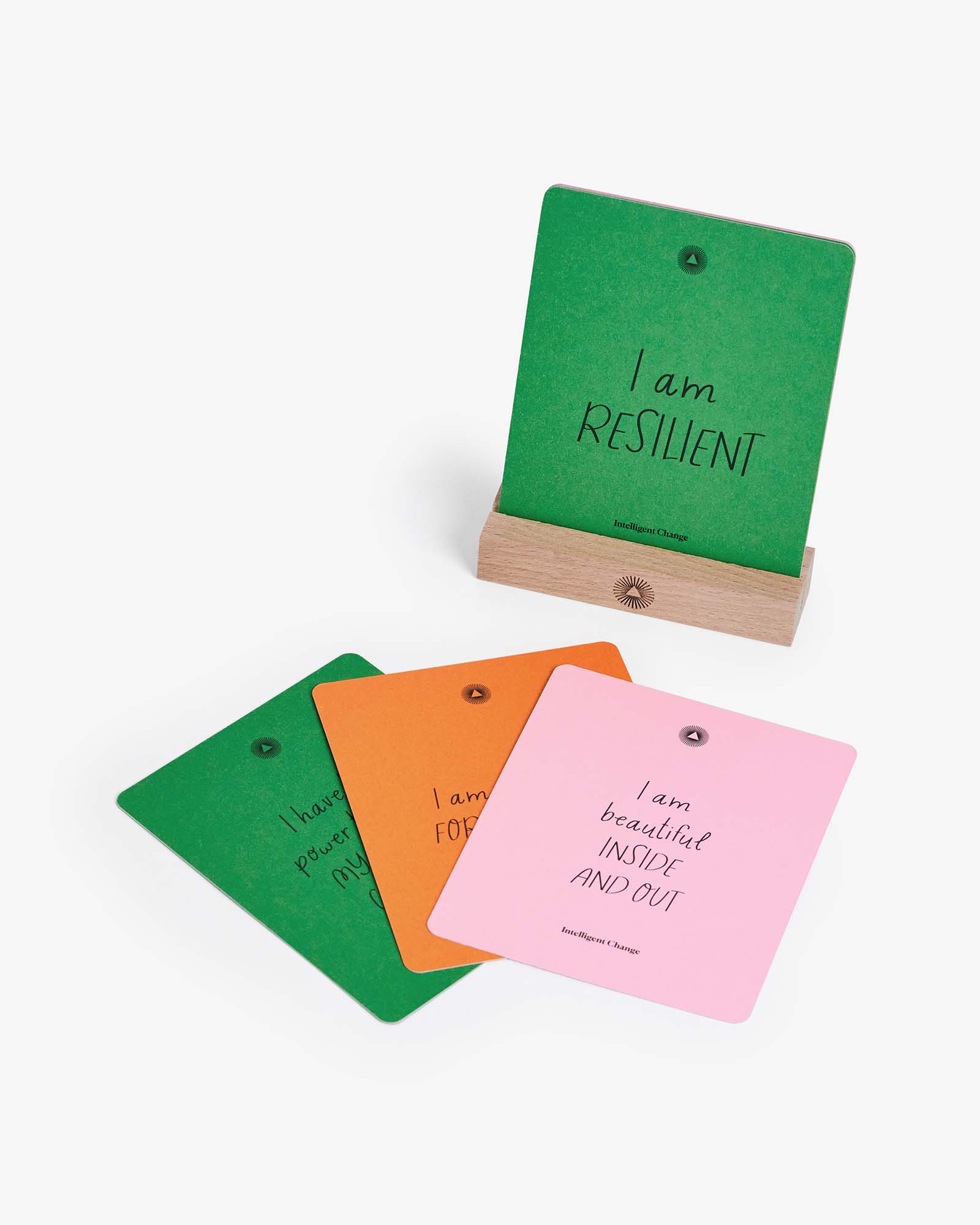 Mindful Affirmations for Kids, Display Cards Gift-Intelligent Change-Happy on Main