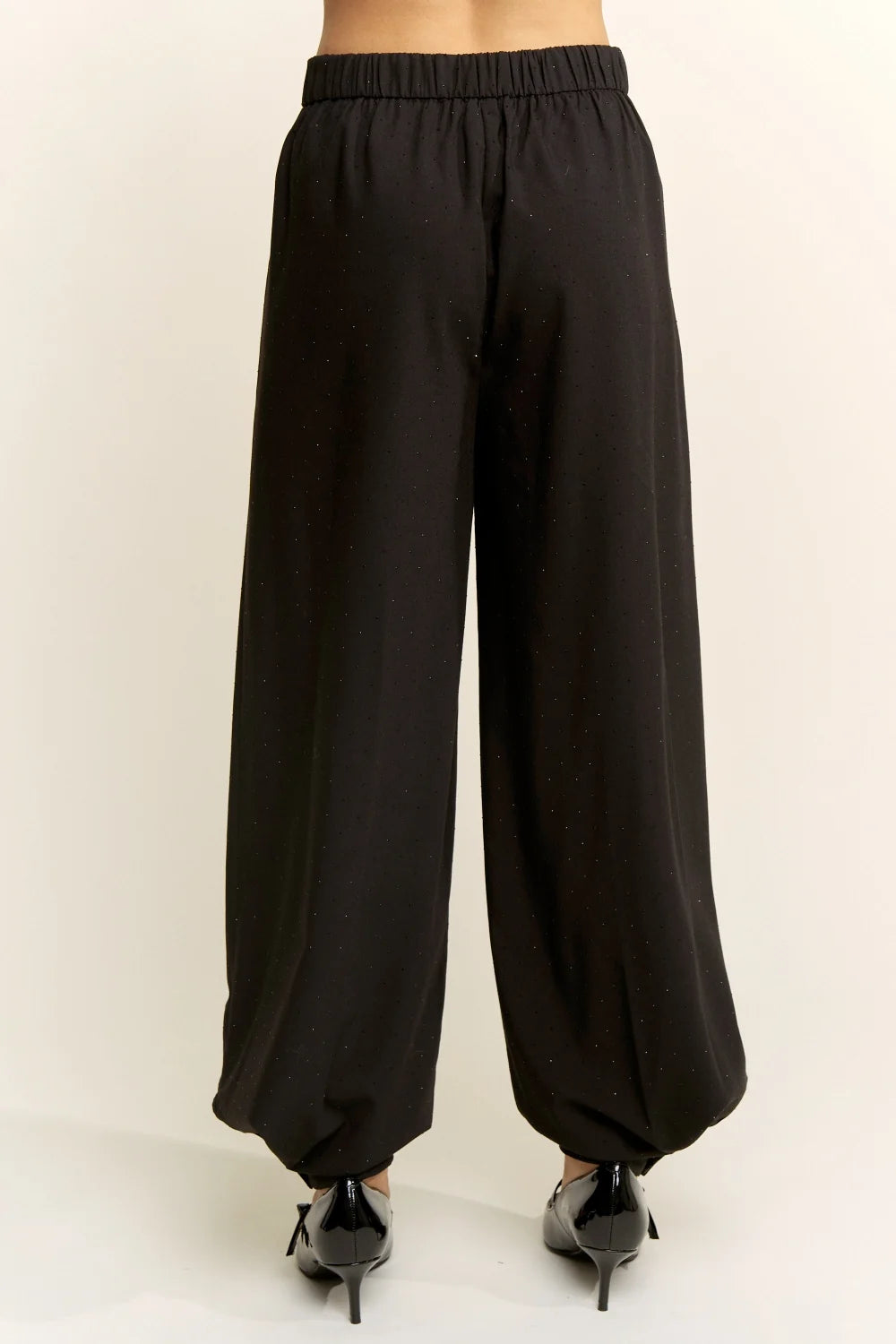 Gizelle Pants - Black-Elevator Disco-Happy on Main