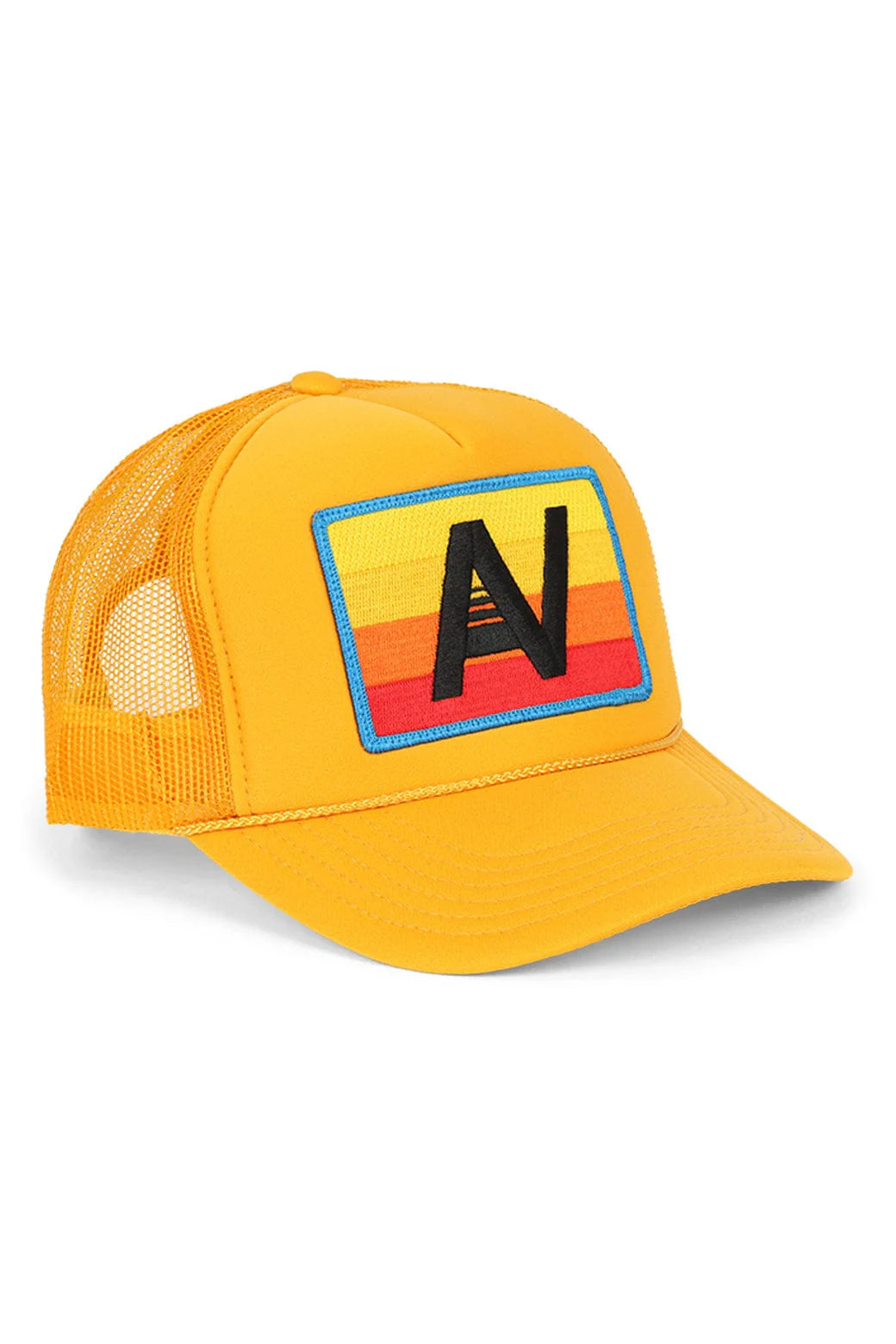 Logo Rainbow Vintage Low Rise Trucker - Gold-Aviator Nation-Happy on Main