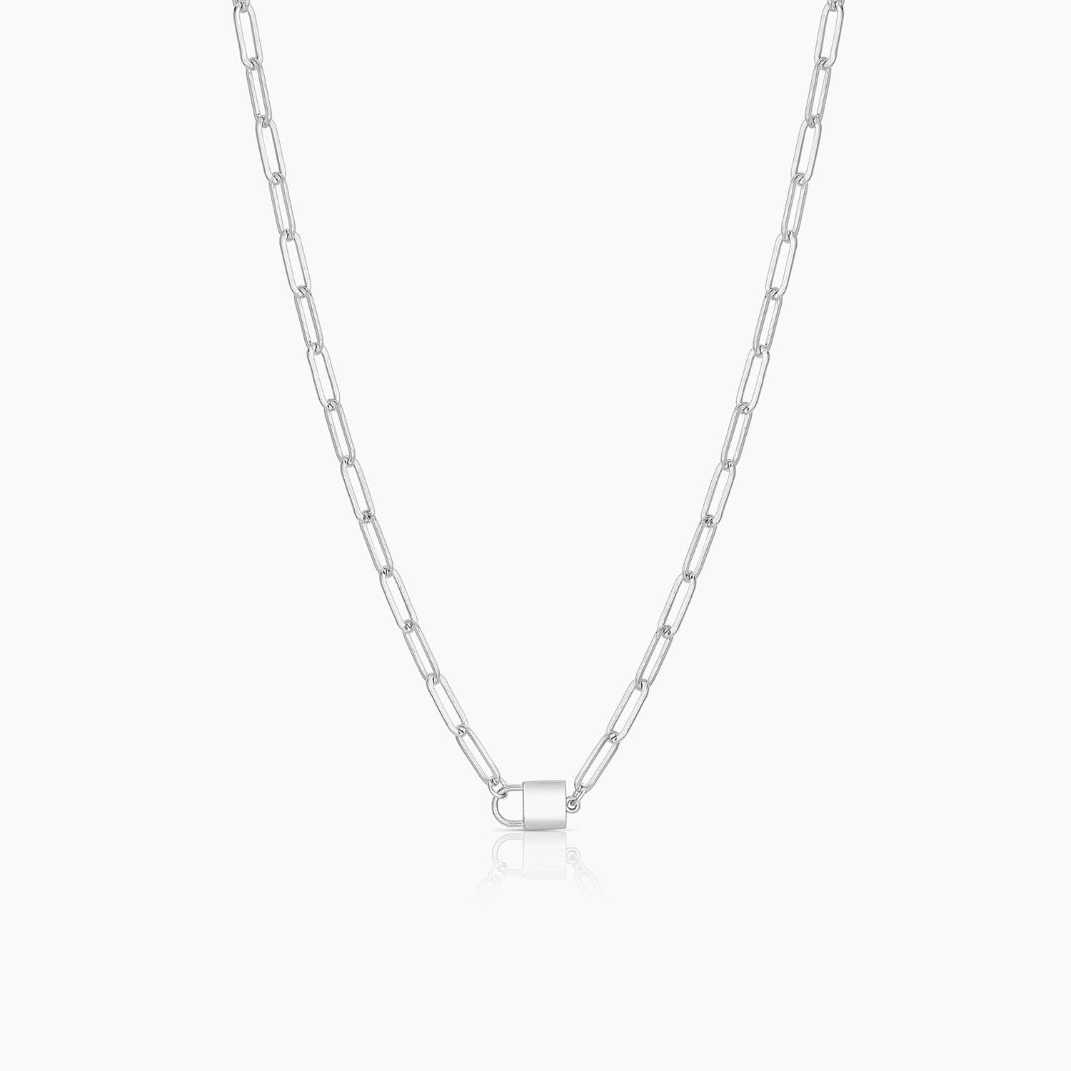 Jessa Lock Necklace-Everyday Jewelry-Happy on Main
