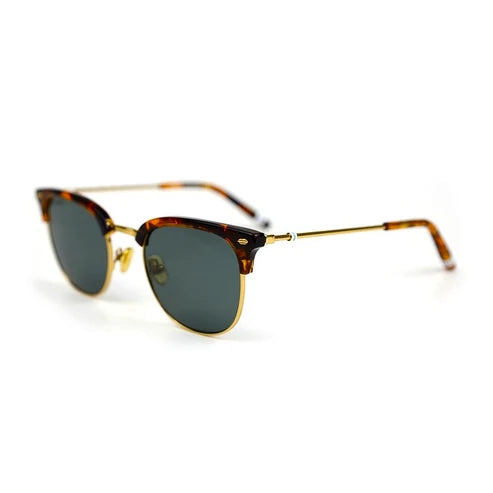 Culloden Sunglasses - Havana Tortoise / Blue-Grey Lens-Out East-Happy on Main