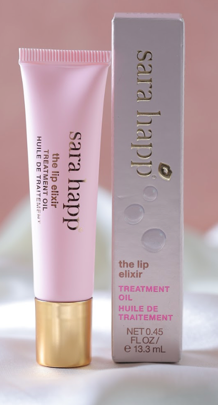 The Lip Elixir - Treatment Oil with Rose Quartz Rollerball-Sara Happ-Happy on Main