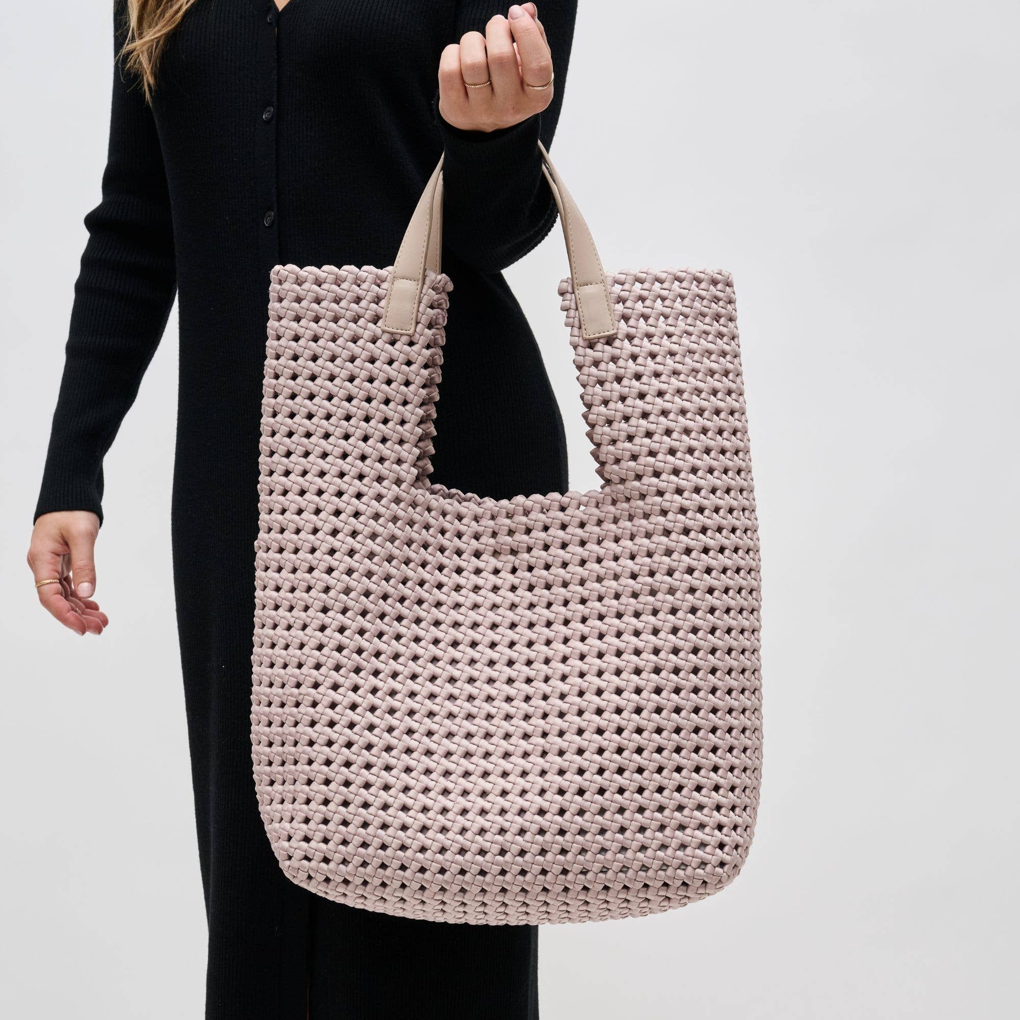 Zenith Zen - Hand Woven Knot Tote-Handbags-Happy on Main