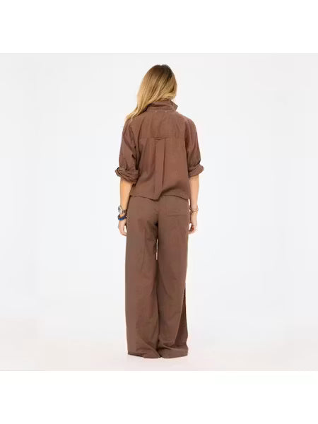 Tia Love Brigade Shirt - Caramel Earth-Kerri Rosenthal-Happy on Main