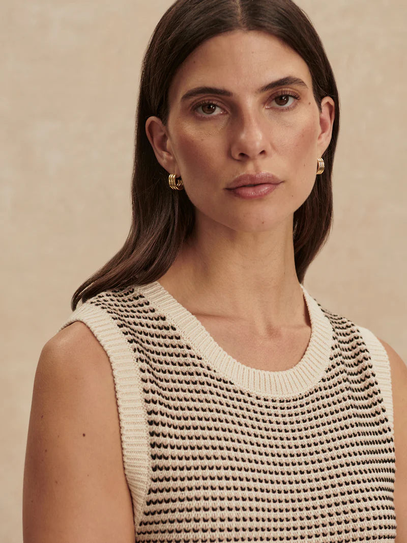 Sadia Stitch Knit Dress - Birch-Varley-Happy on Main