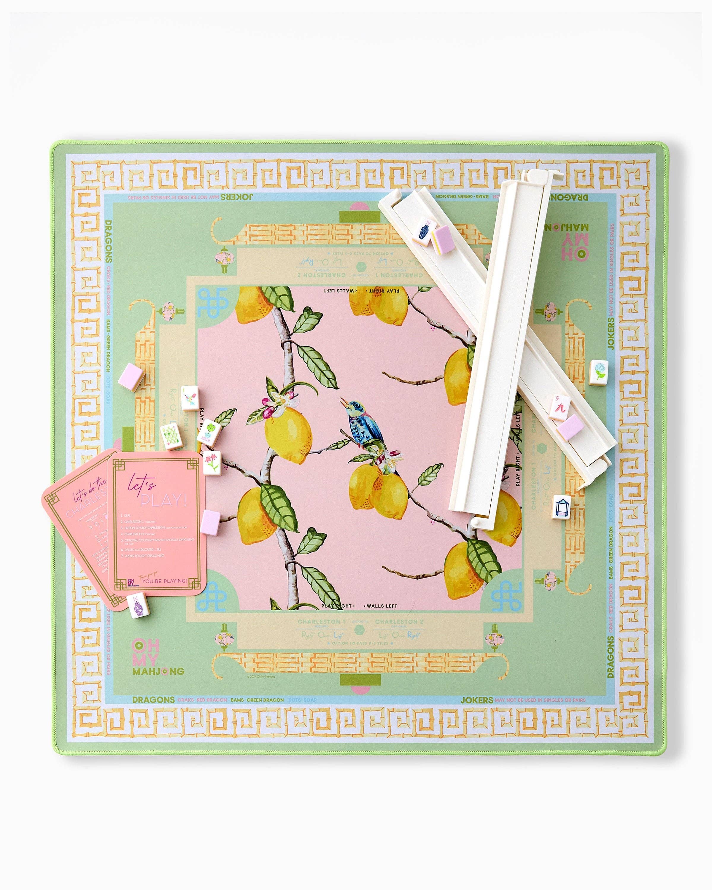 Citrus Songbird Mat-Oh My Mahjong-Happy on Main