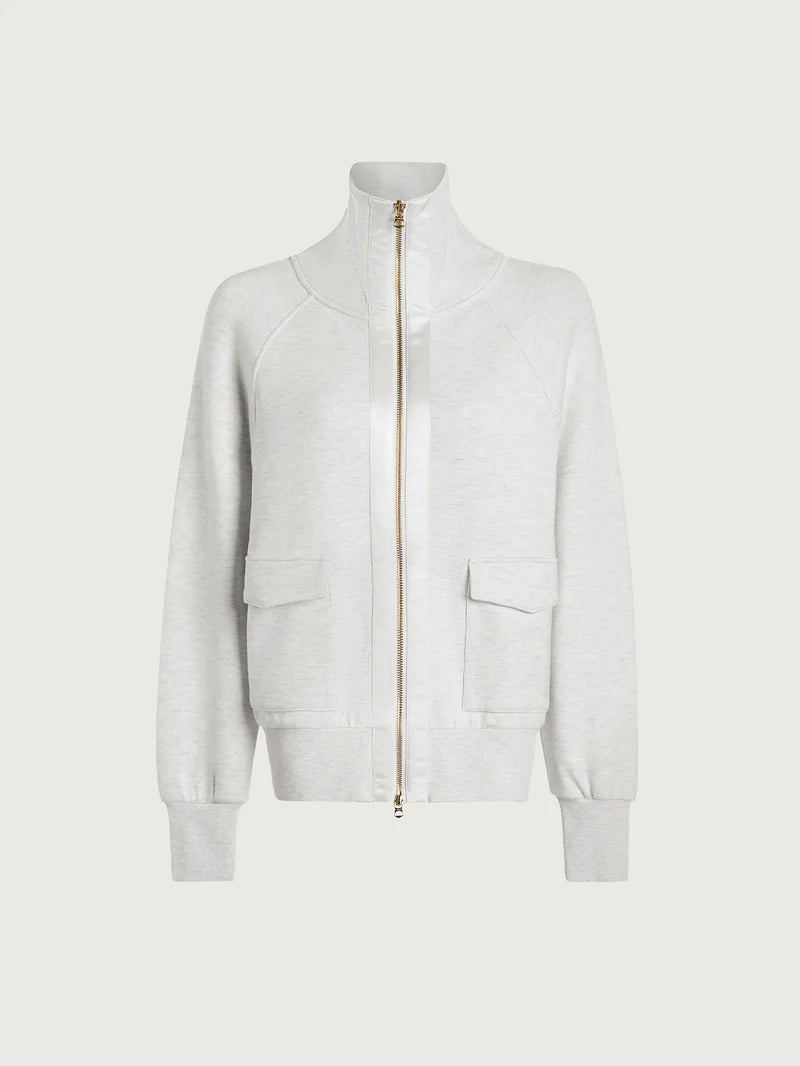 Roxbury Zip-Through - Ivory Marl-Varley-Happy on Main