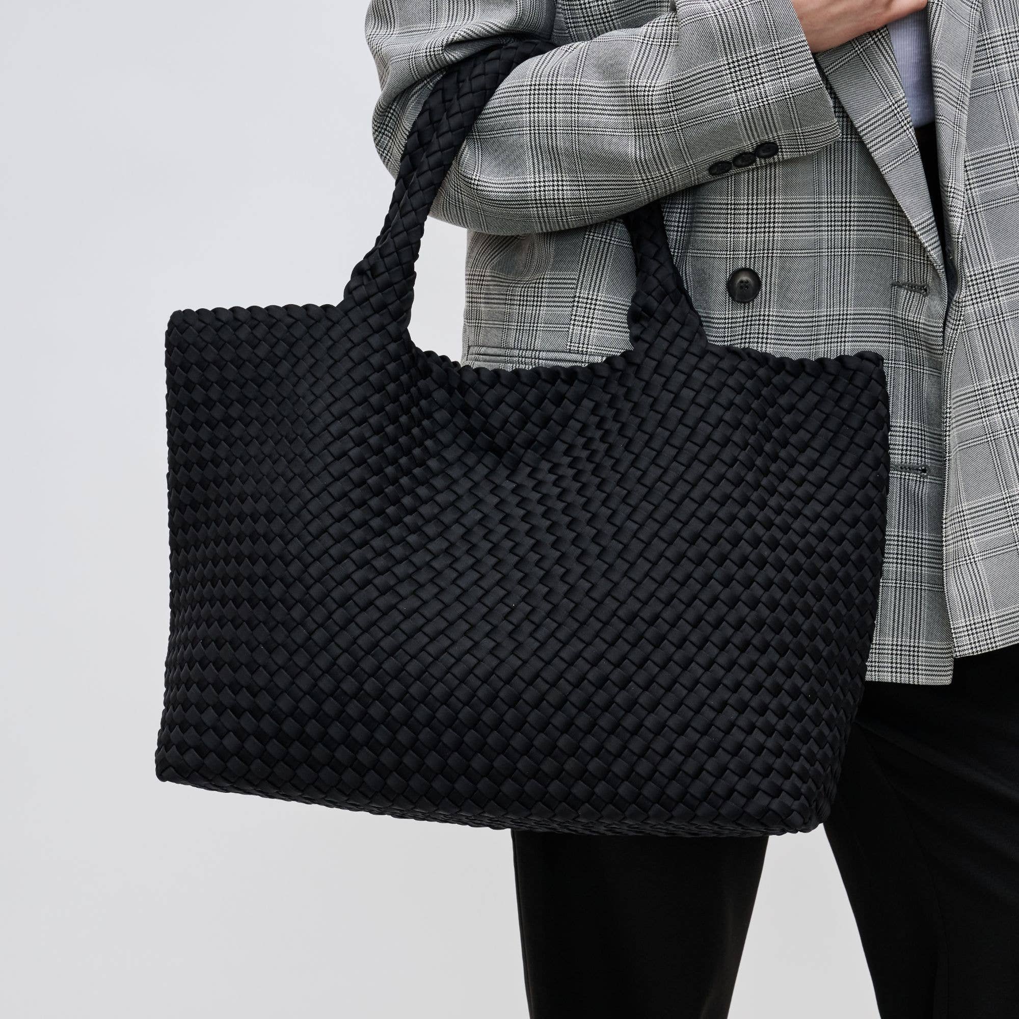 Sky's The Limit - Large Woven Neoprene Tote-Handbags-Happy on Main