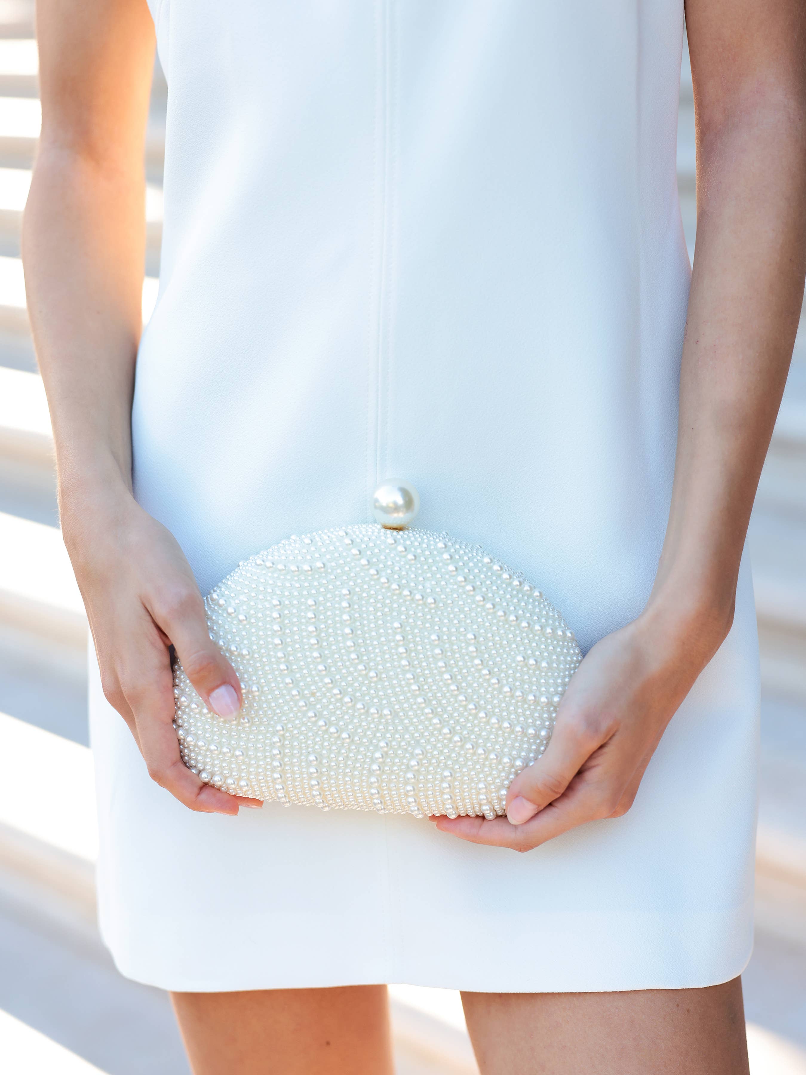 MARGUERITE SHELL MINAUDIERE-Misc Accessories-Happy on Main