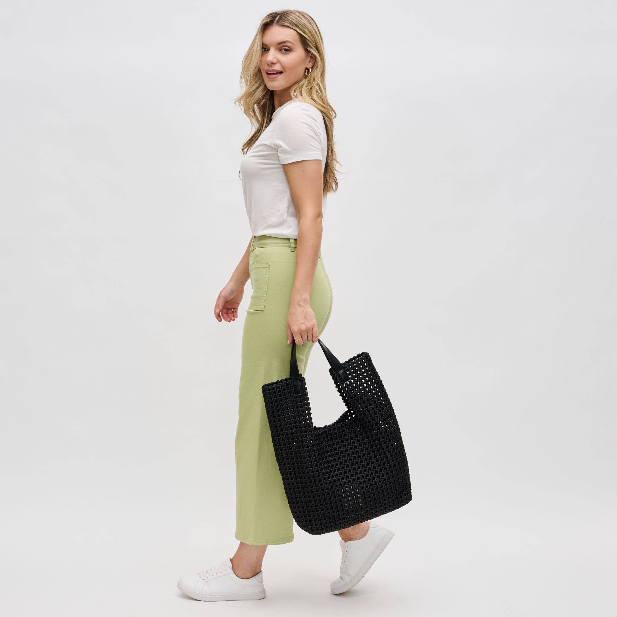 Zenith Zen - Hand Woven Knot Tote-Handbags-Happy on Main
