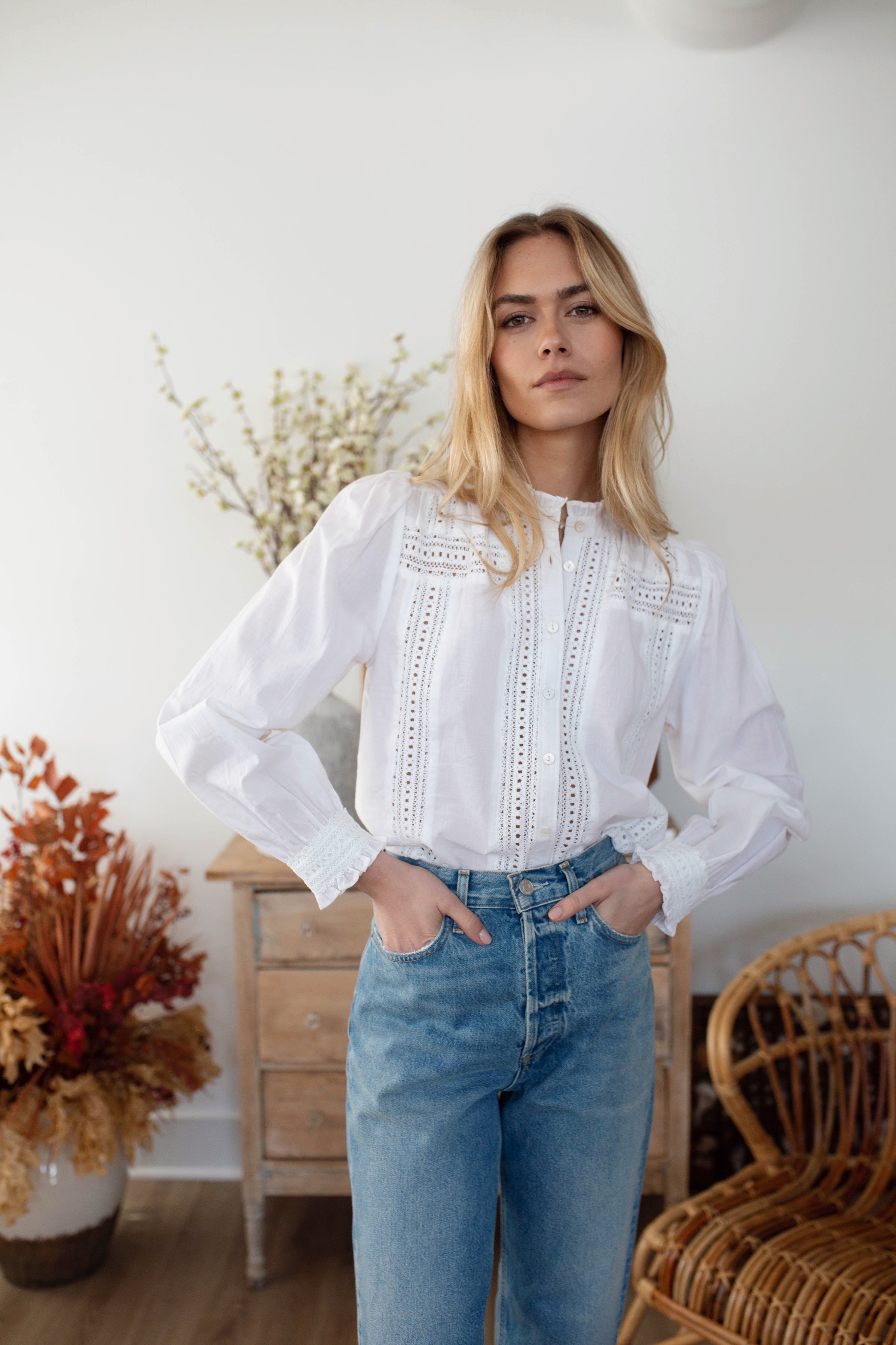 Charlie Shirt-Casual Tops-Happy on Main