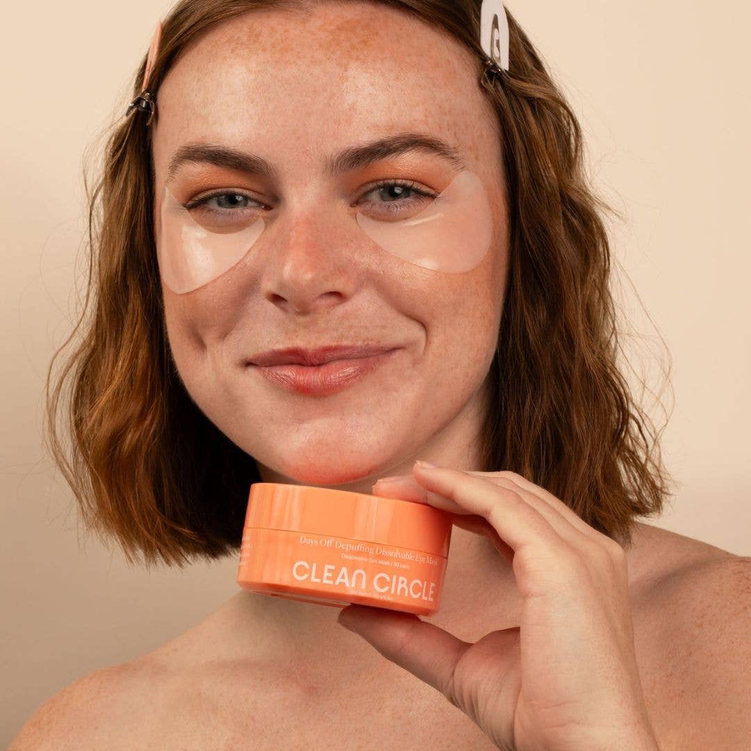 Depuffing Eye Mask w/ Niacinamide & Turmeric - Zero Waste-Beauty + Wellness-Happy on Main